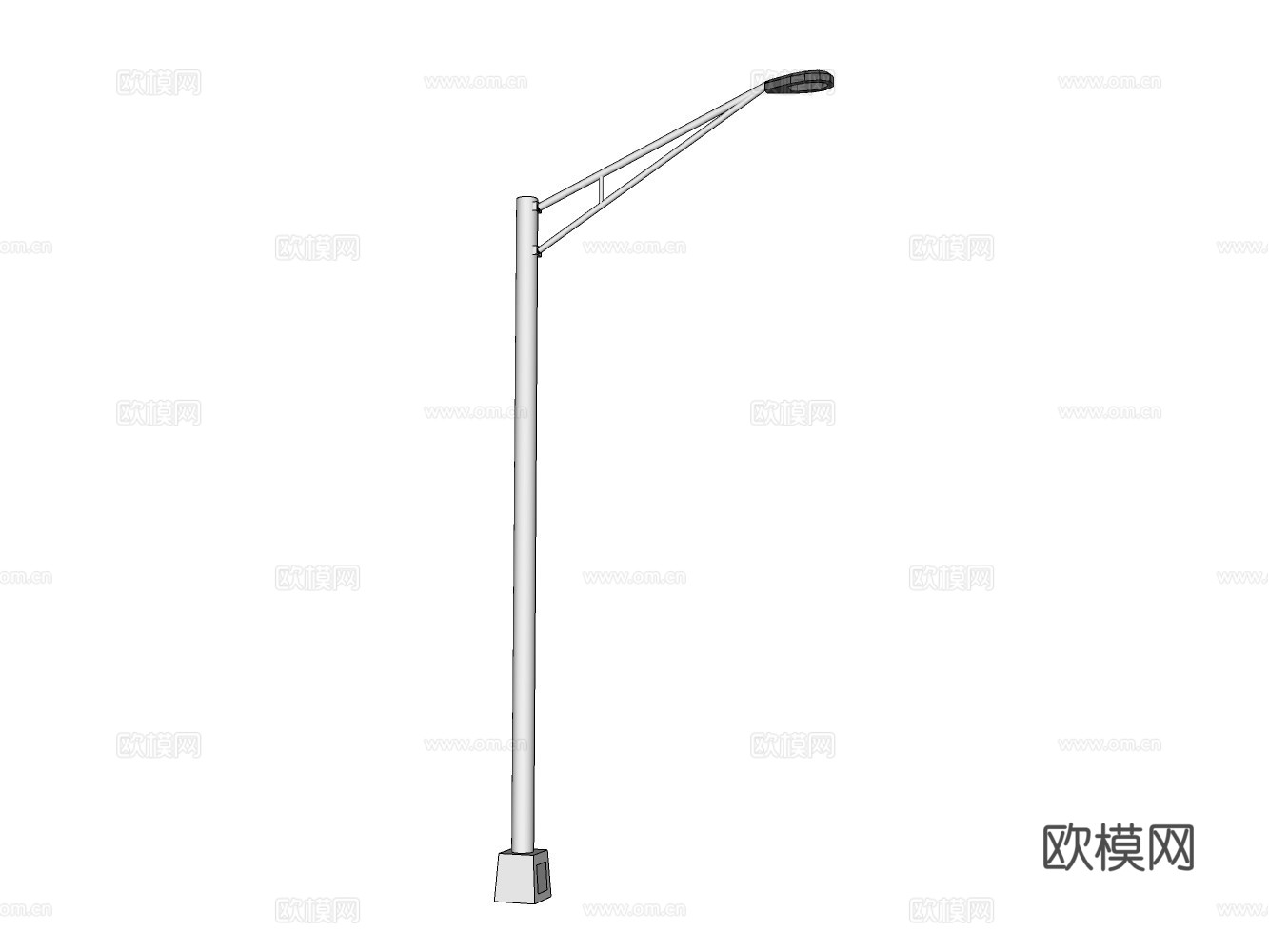 路灯su模型