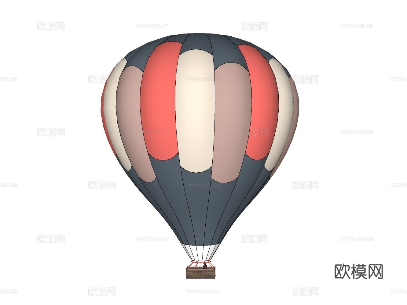 热气球su模型