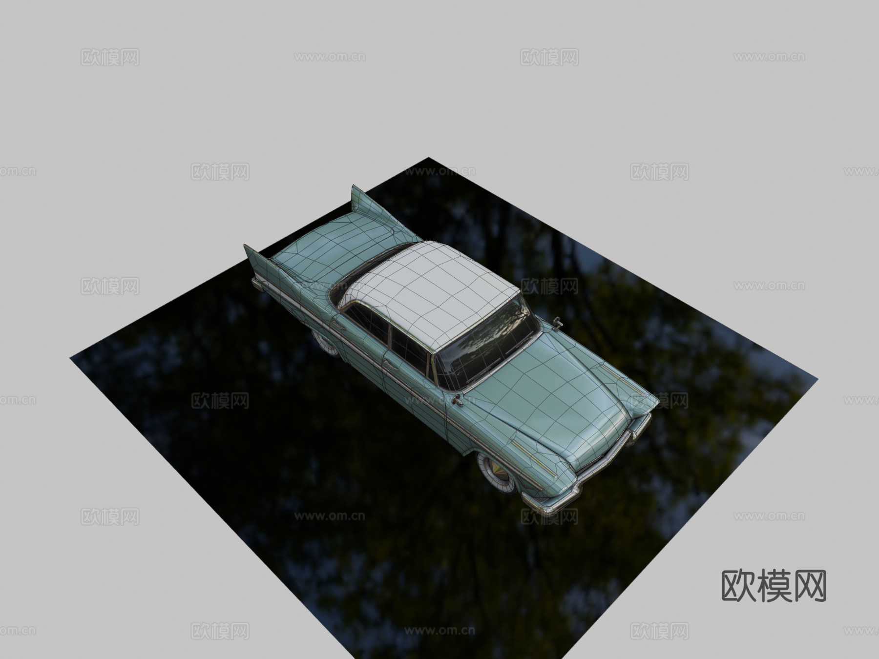 普利茅斯 Belvedere3d模型下载（渲染图2）