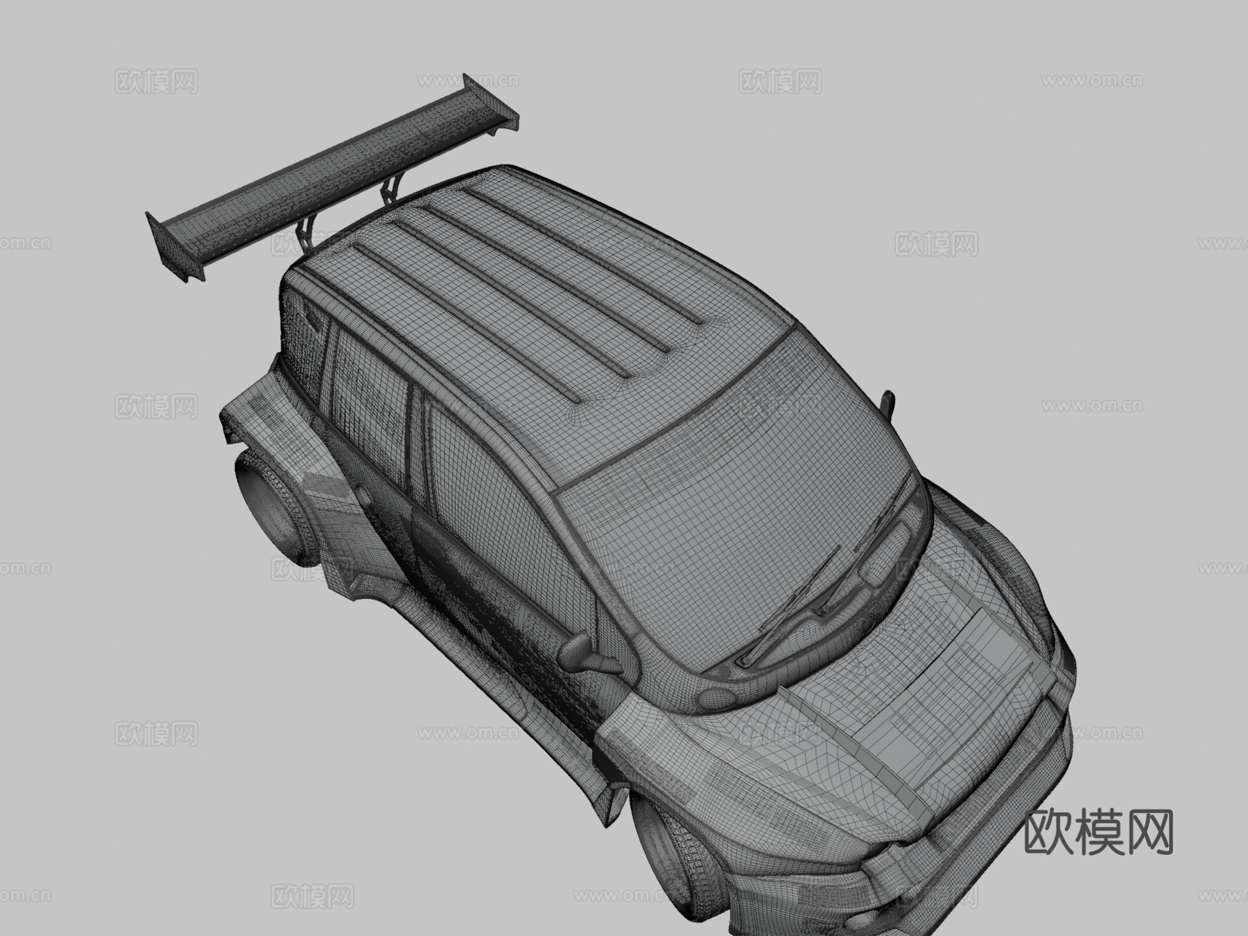 菲亚特 Multipla 1000tipla 由 Vileb3d模型下载（渲染图3）