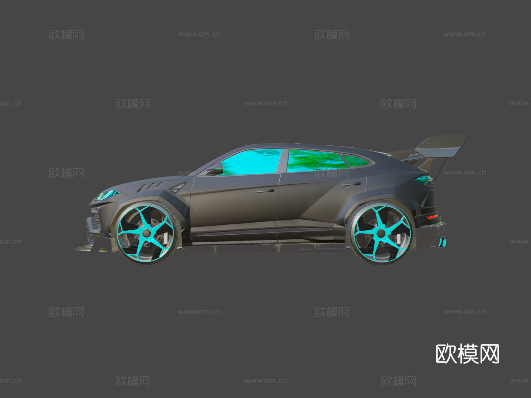 改装兰博基尼乌鲁斯3d模型下载（渲染图6）