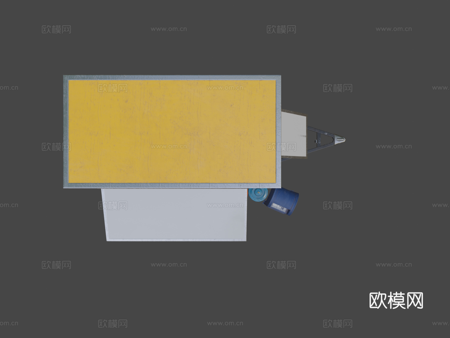 带街头资产迷你包的餐车3d模型下载（渲染图7）
