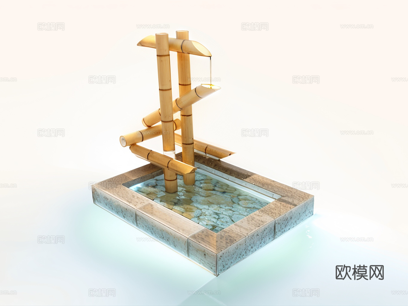 庭院小品su模型