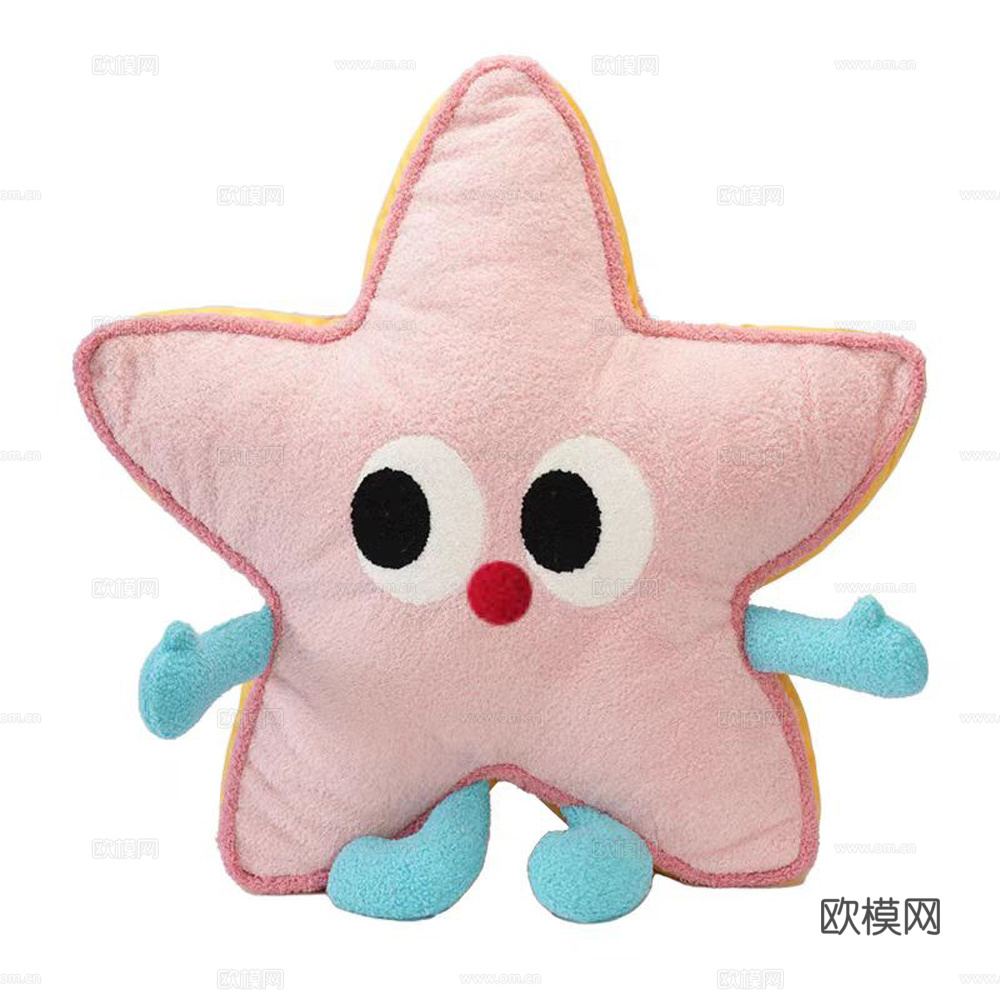 抱枕 现代抱枕 印花抱枕 海星抱枕