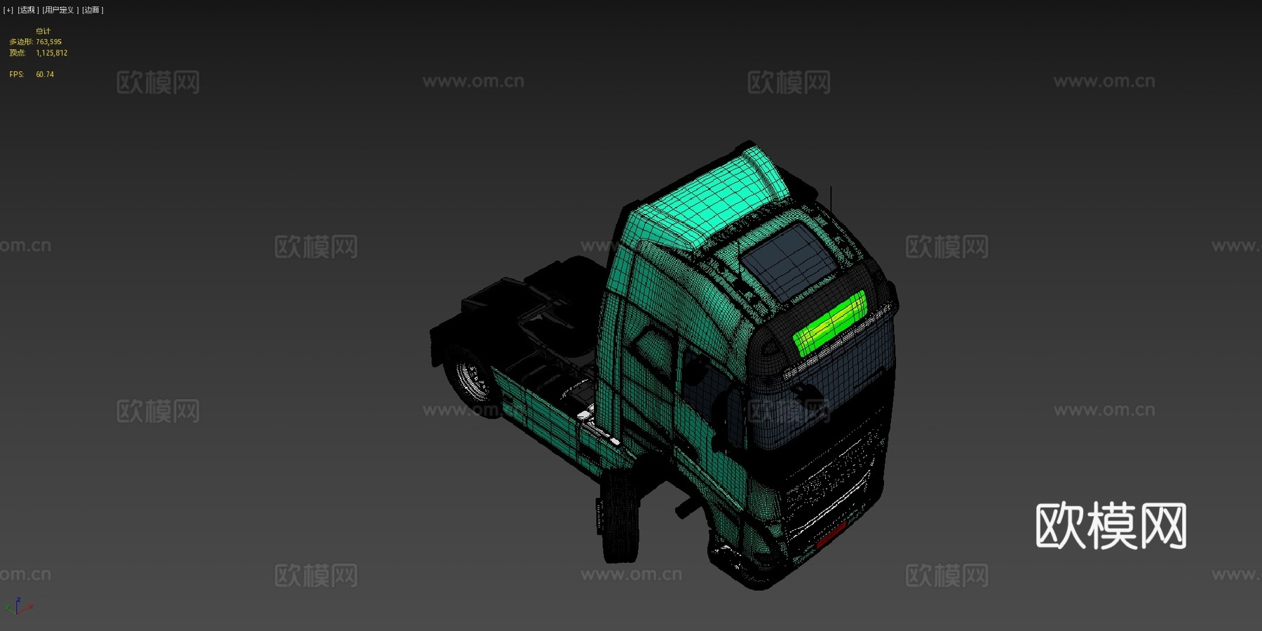 沃尔沃 FH16 20203d模型下载（渲染图4）