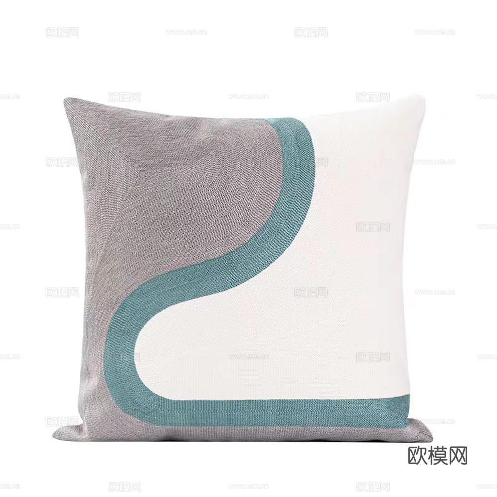 抱枕，现代抱枕 印花抱枕 拼接抱枕