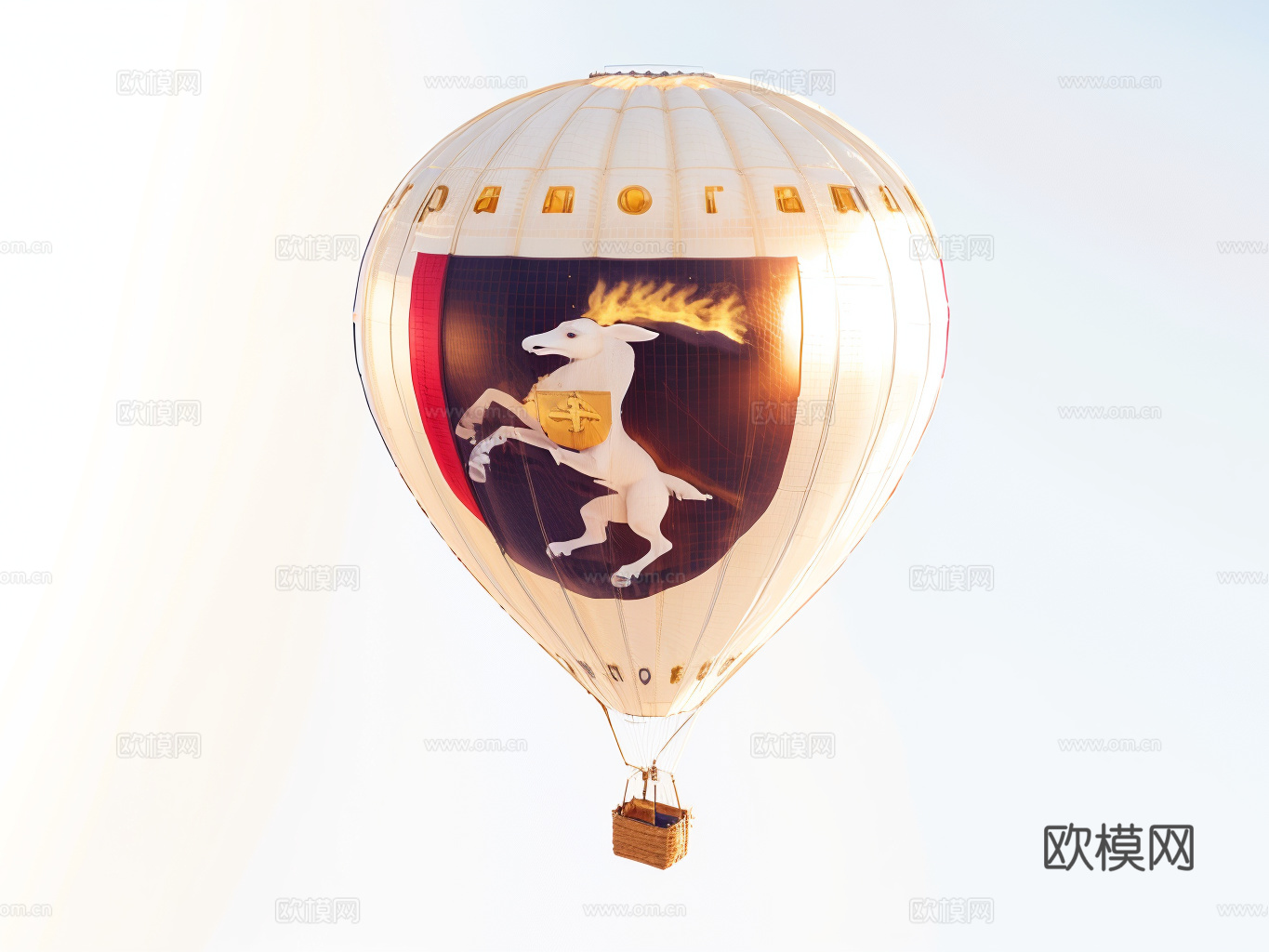 热气球su模型
