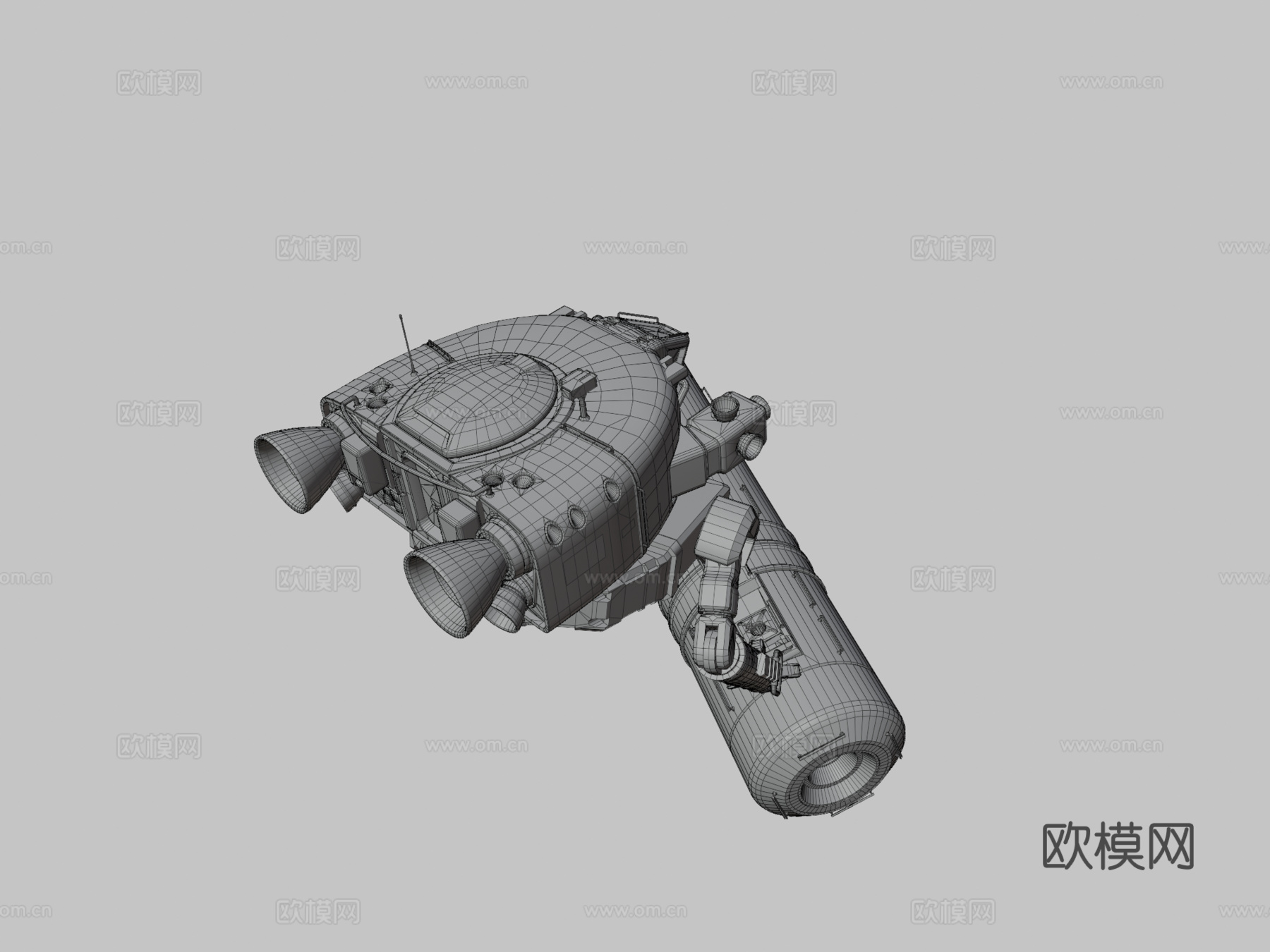 太空船EAV2=螃蟹=3d模型下载（渲染图3）