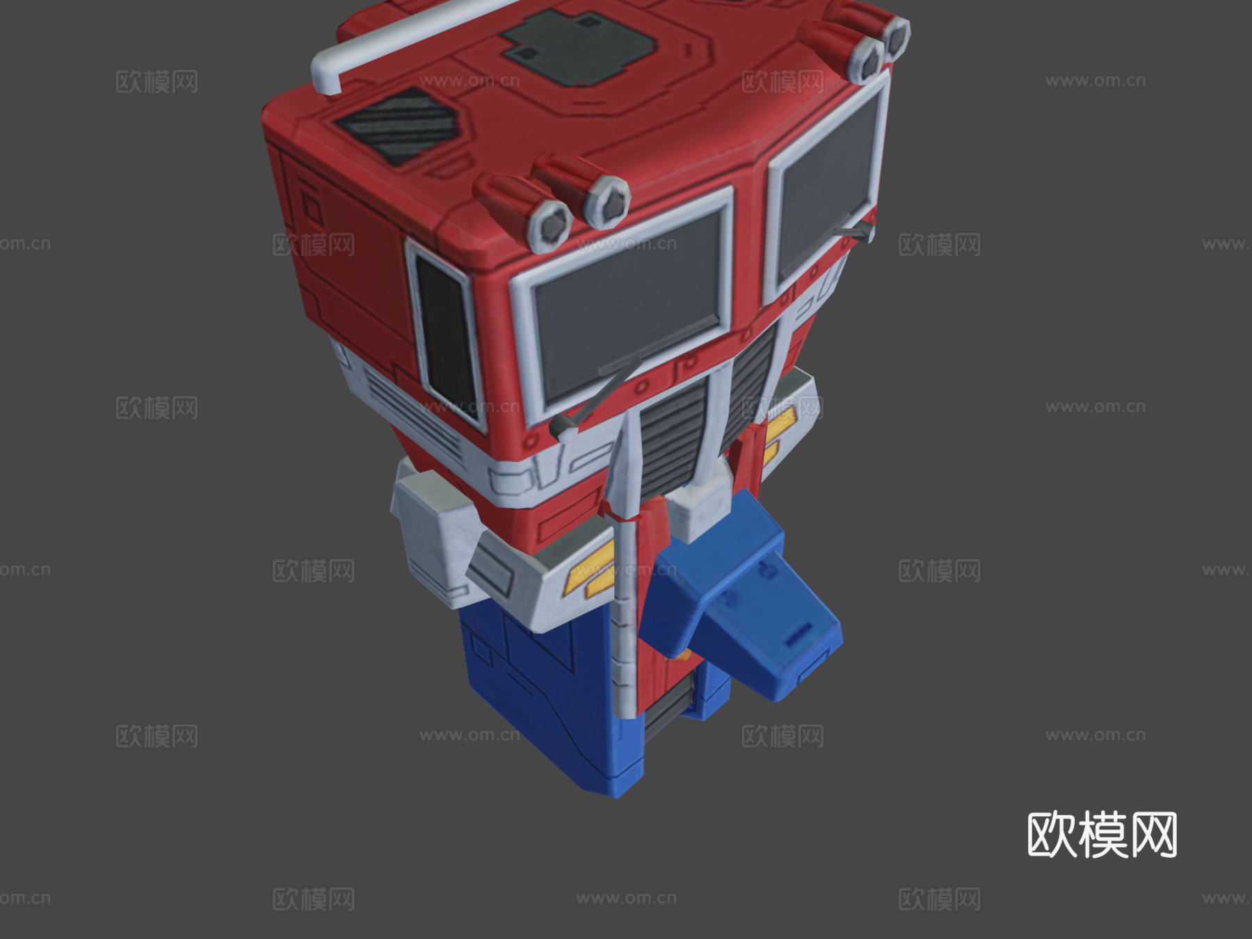 变形金刚地球战争 擎天柱3d模型