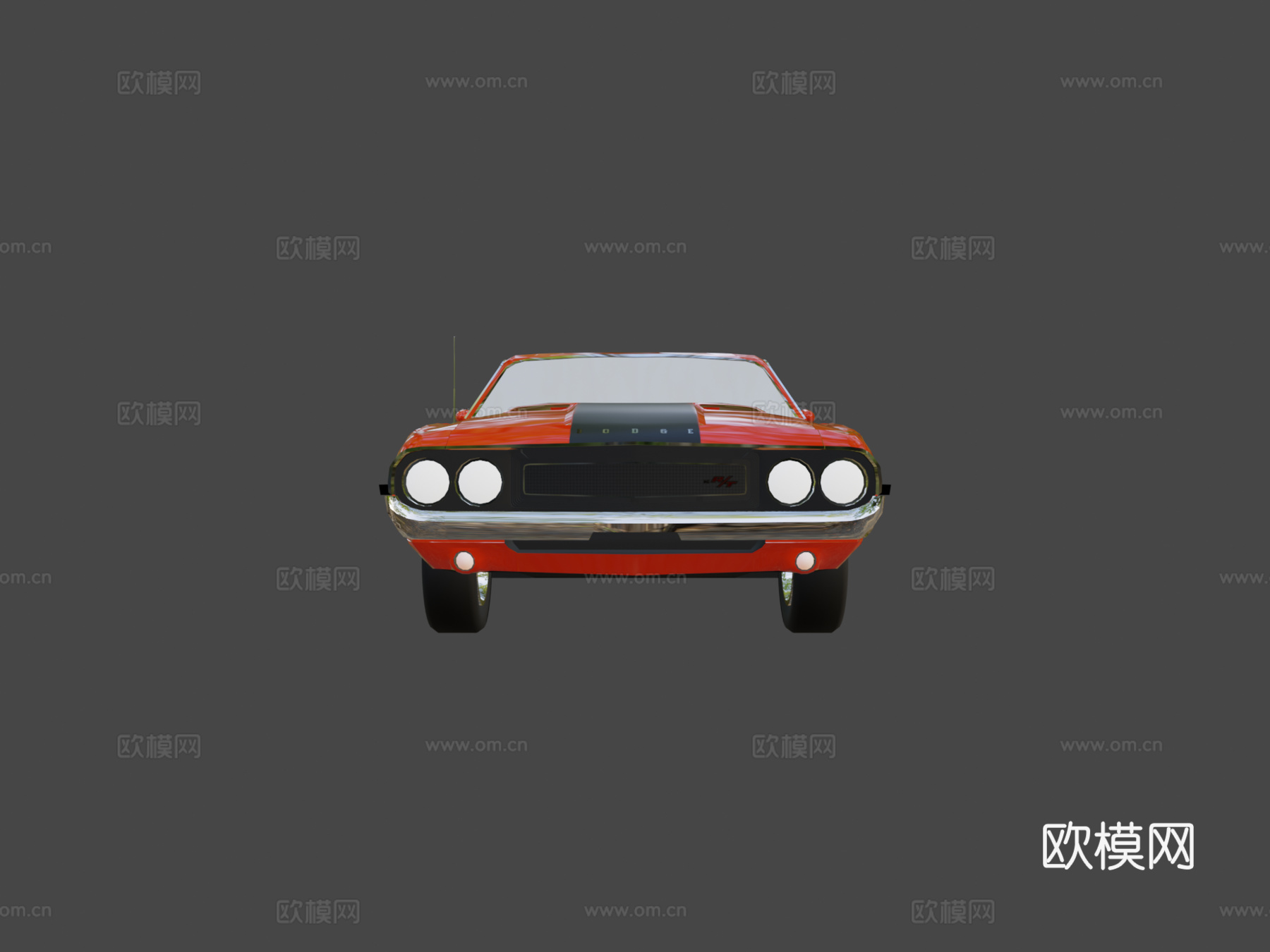 道奇 挑战者 R-T (LP)(KrStolorz (Krz3d模型下载（渲染图5）