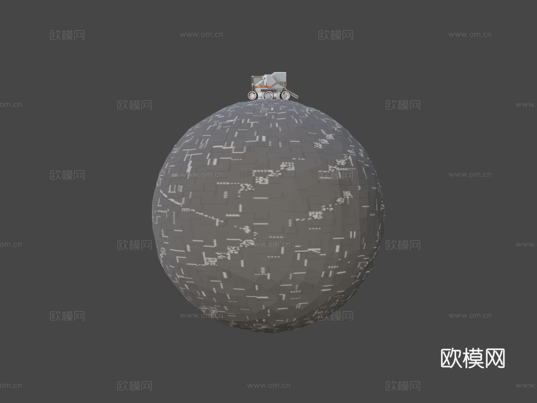 太空工程师 - 漫游者概念3d模型下载（渲染图8）