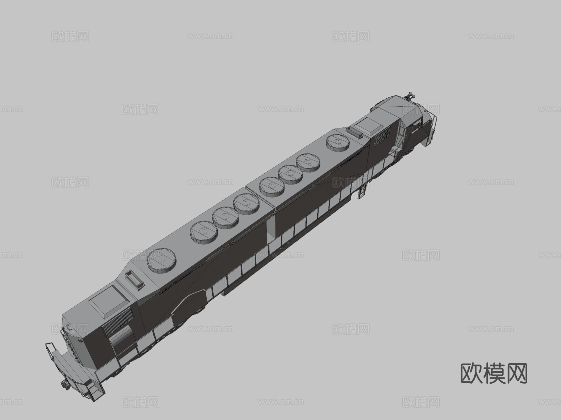 EMD DDA40X=百年纪念=3d模型下载（渲染图3）