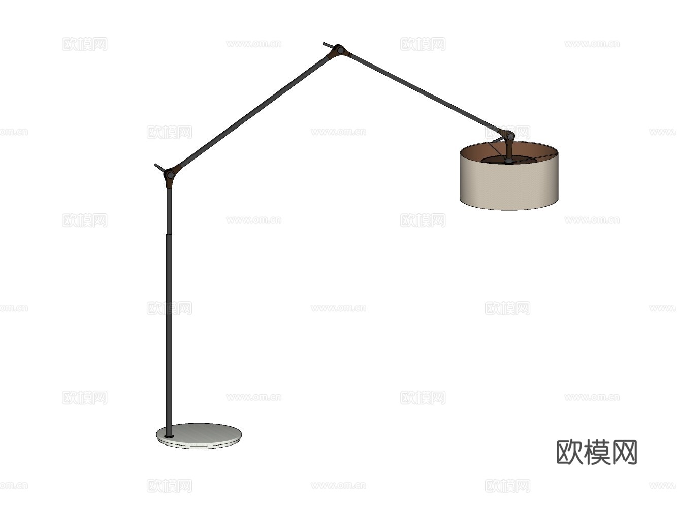 落地灯su模型