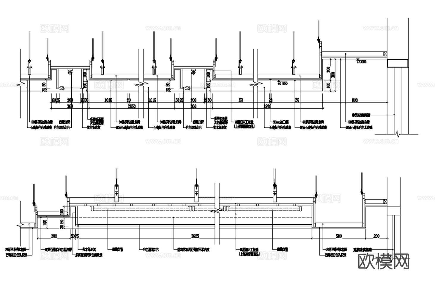 超全1000个室内装饰CAD施工节点图大样图最新整理合集cad施工图