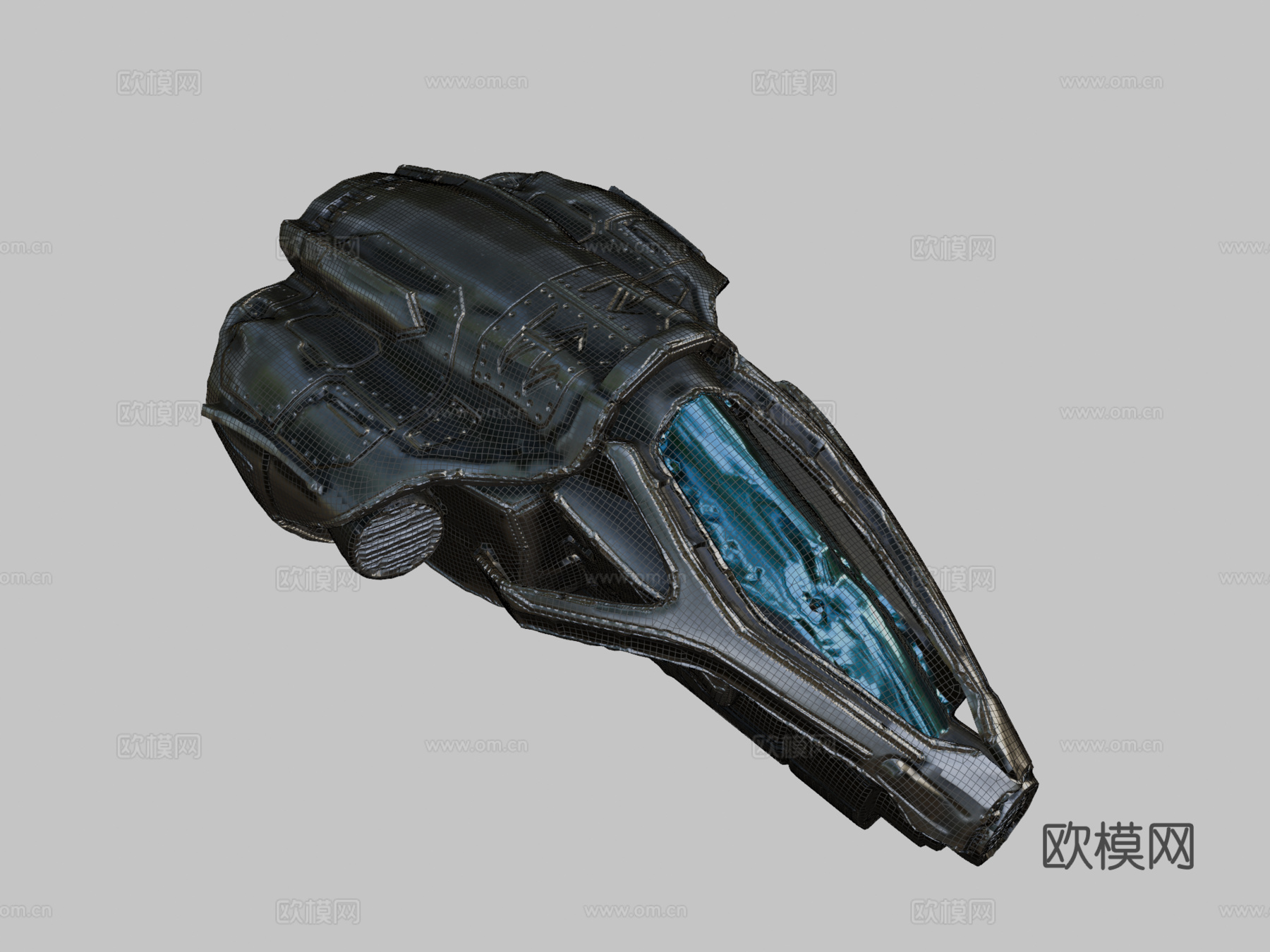 太空船-053d模型下载（渲染图2）