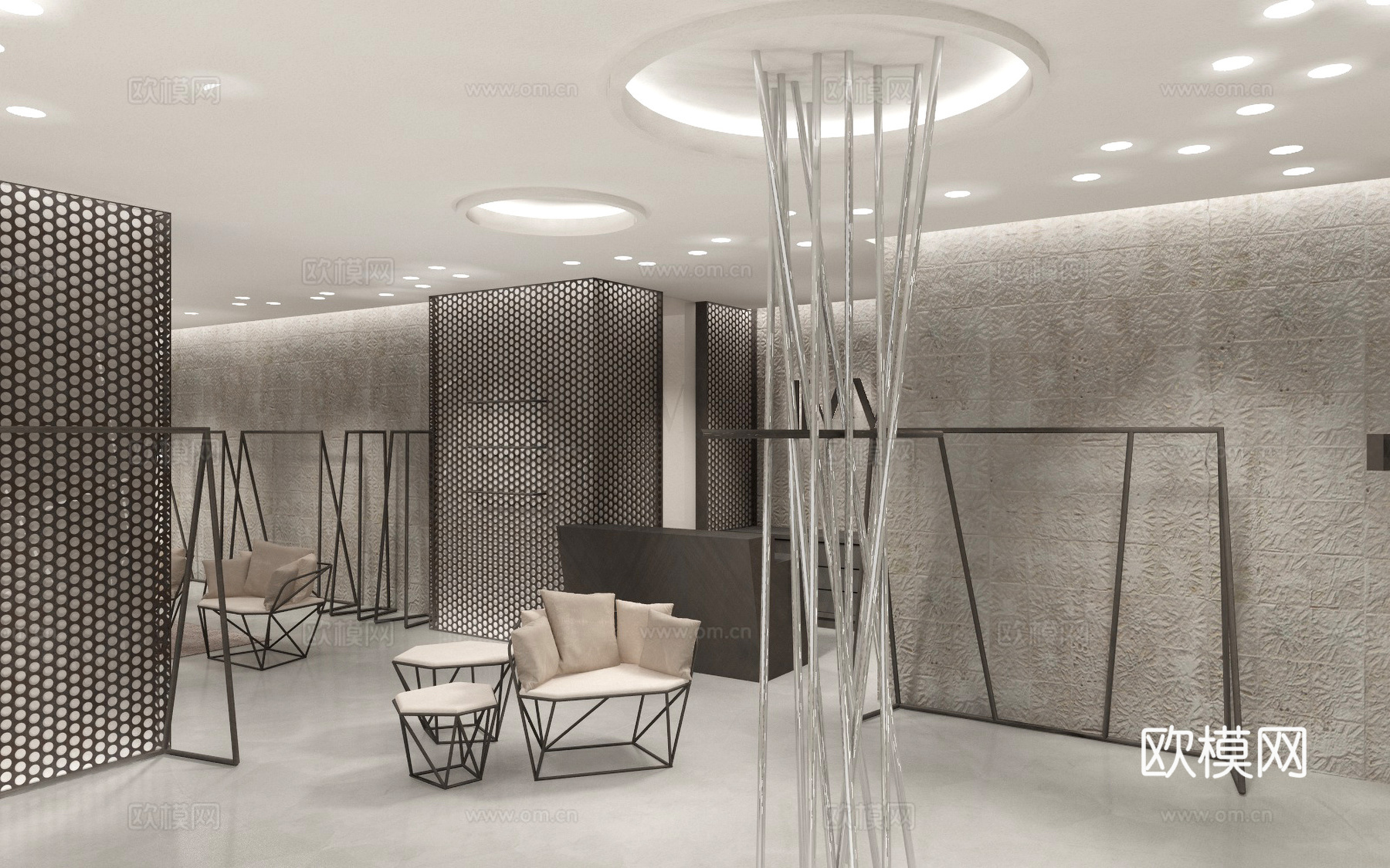 高档男装女装服装店 最新全套 效果图 施工图设计cad施工图