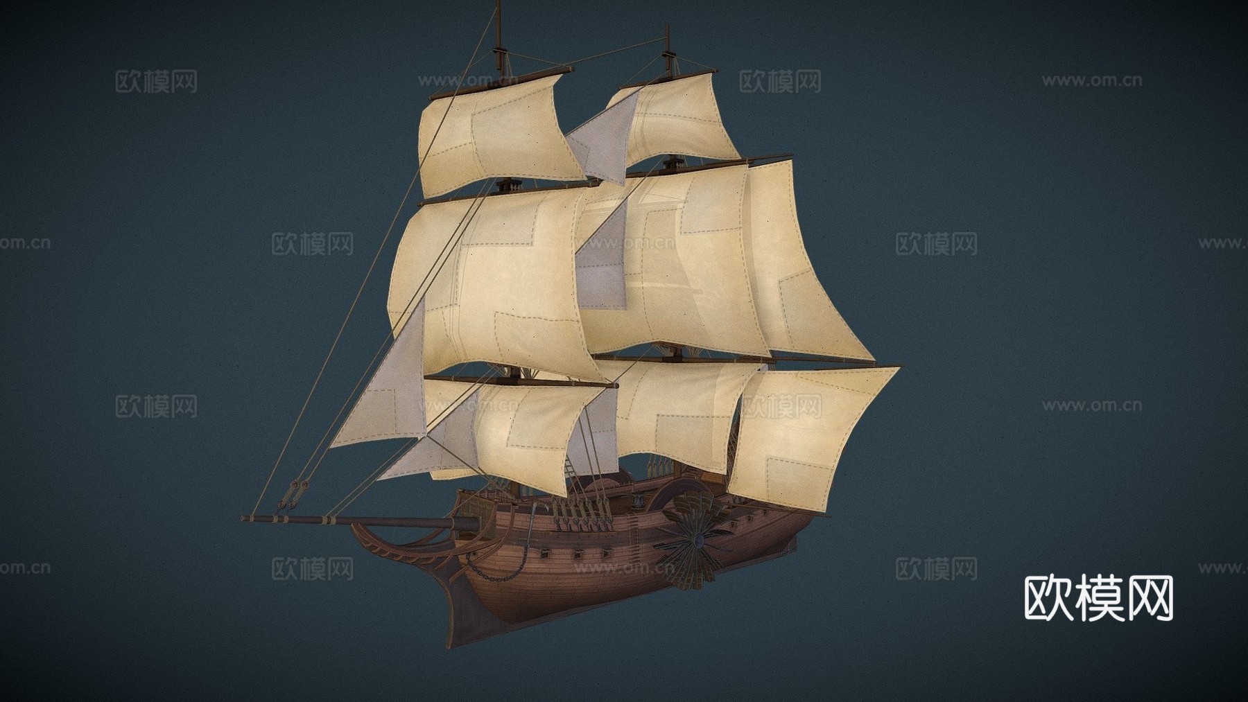 克拉肯的拥抱3d模型下载（渲染图1）