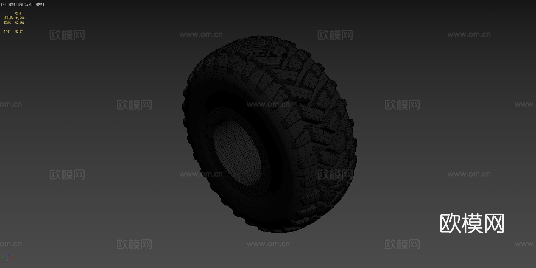 全地形车轮 SDC3d模型下载（渲染图4）