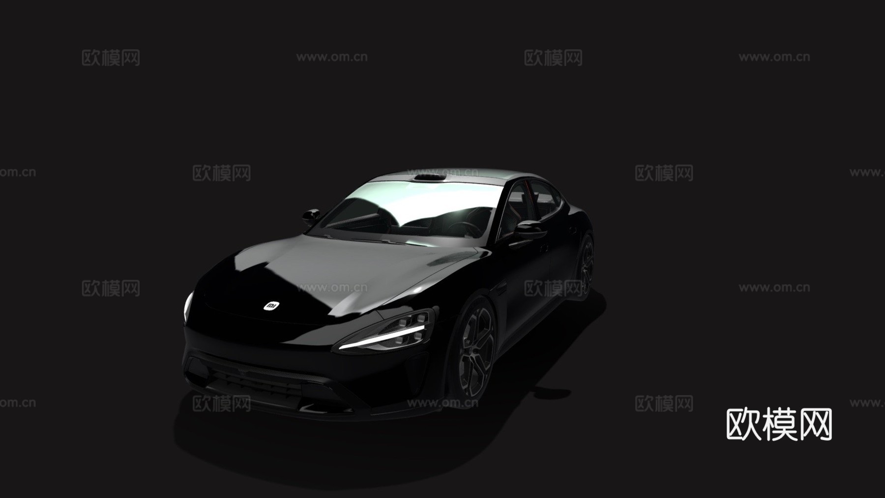 小米 SU73d模型下载（渲染图1）