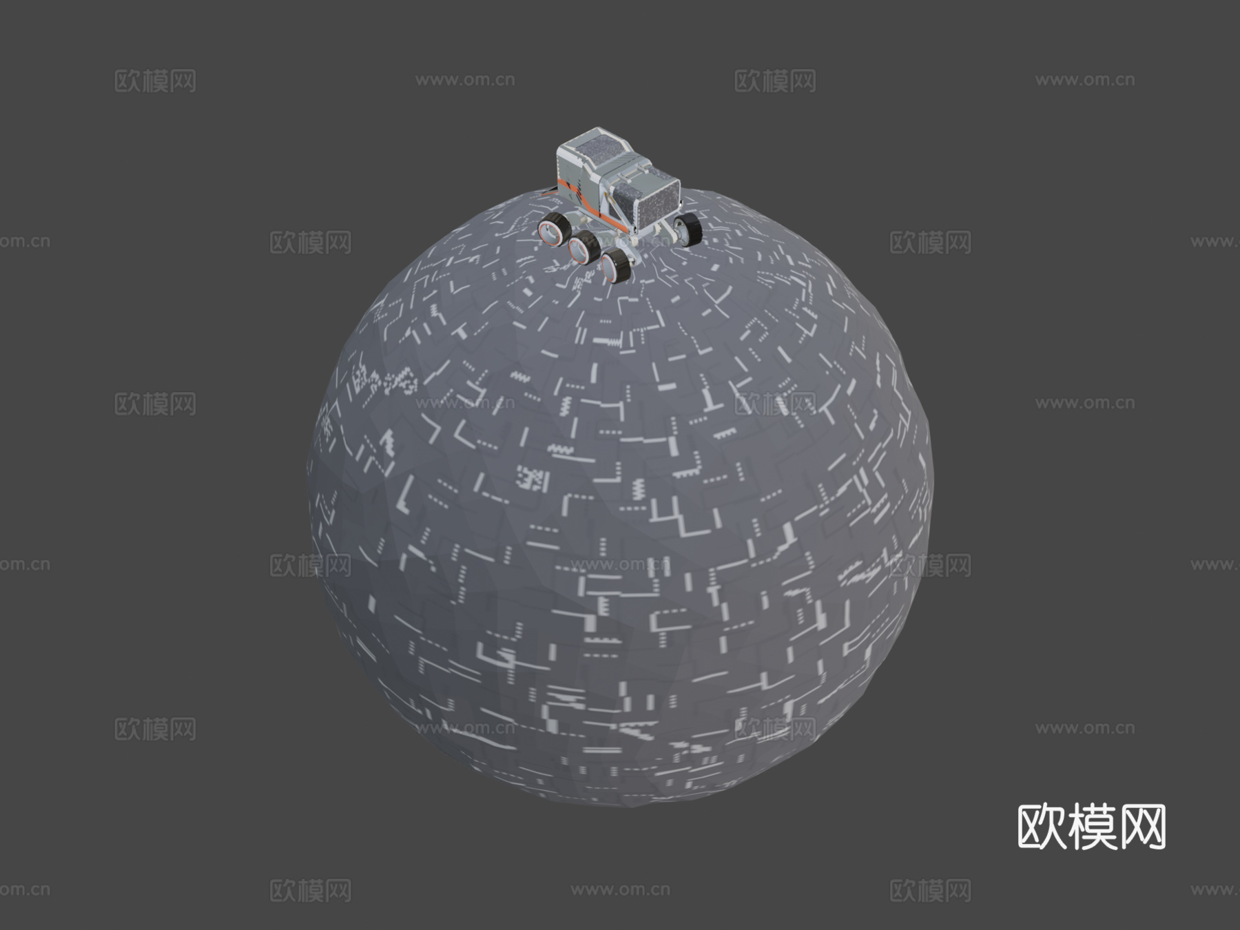 太空工程师 - 漫游者概念3d模型下载（渲染图7）