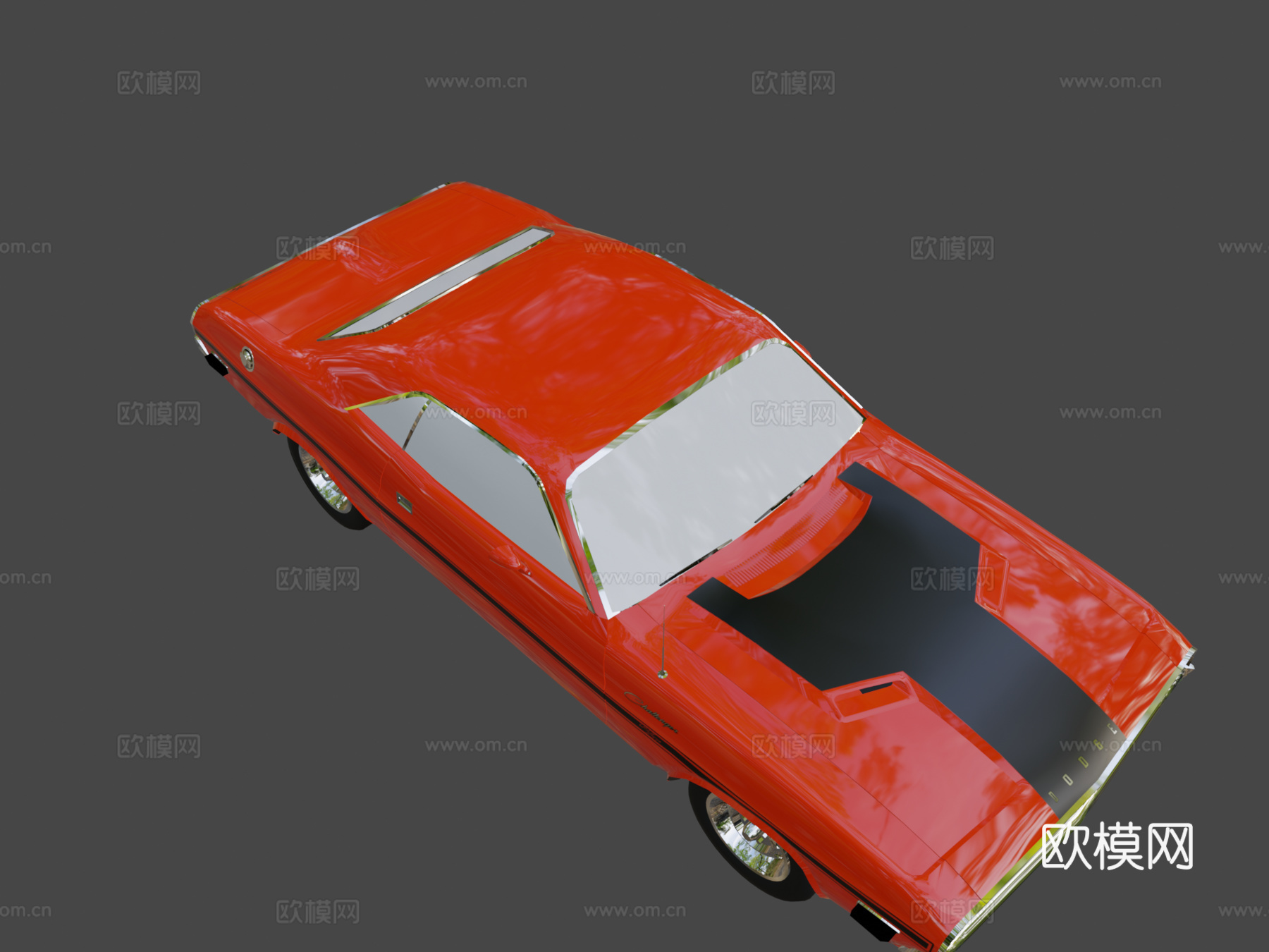 道奇 挑战者 R-T (LP)(KrStolorz (Krz3d模型下载（渲染图8）