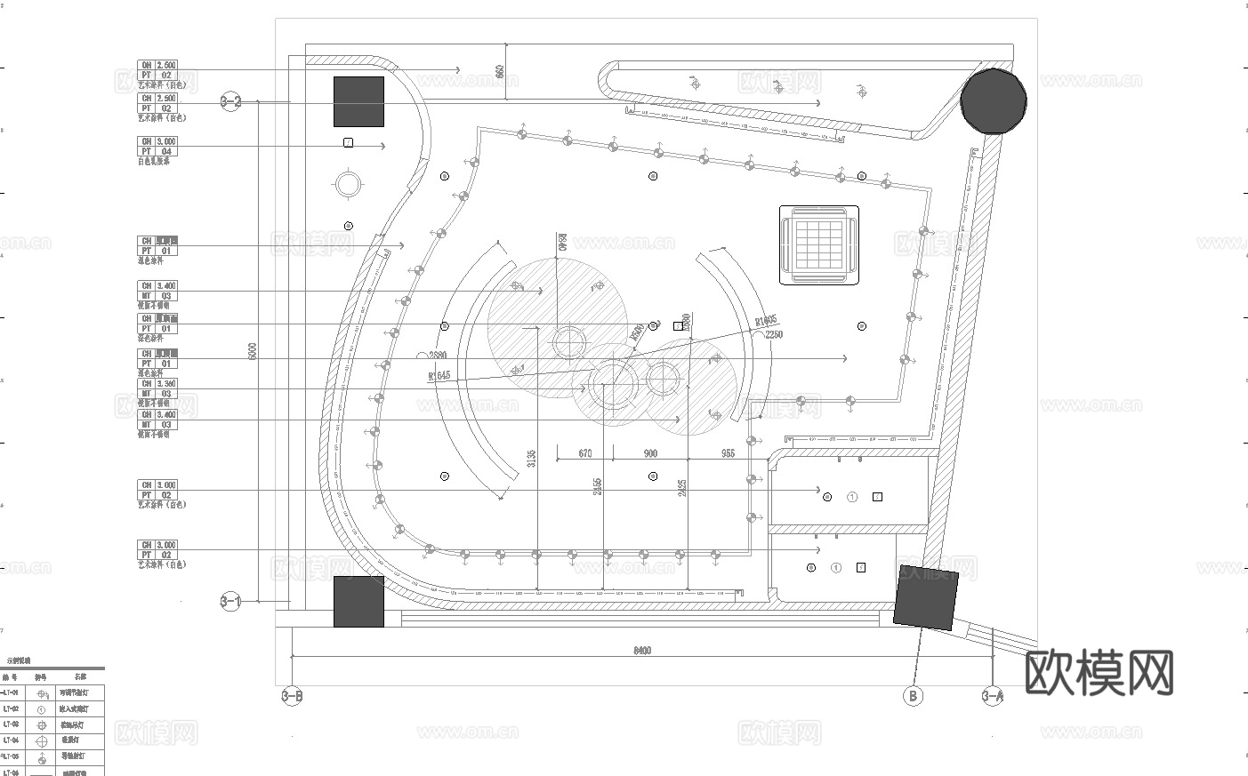潮牌男装女装服装店 最新全套 效果图 施工图设计cad施工图