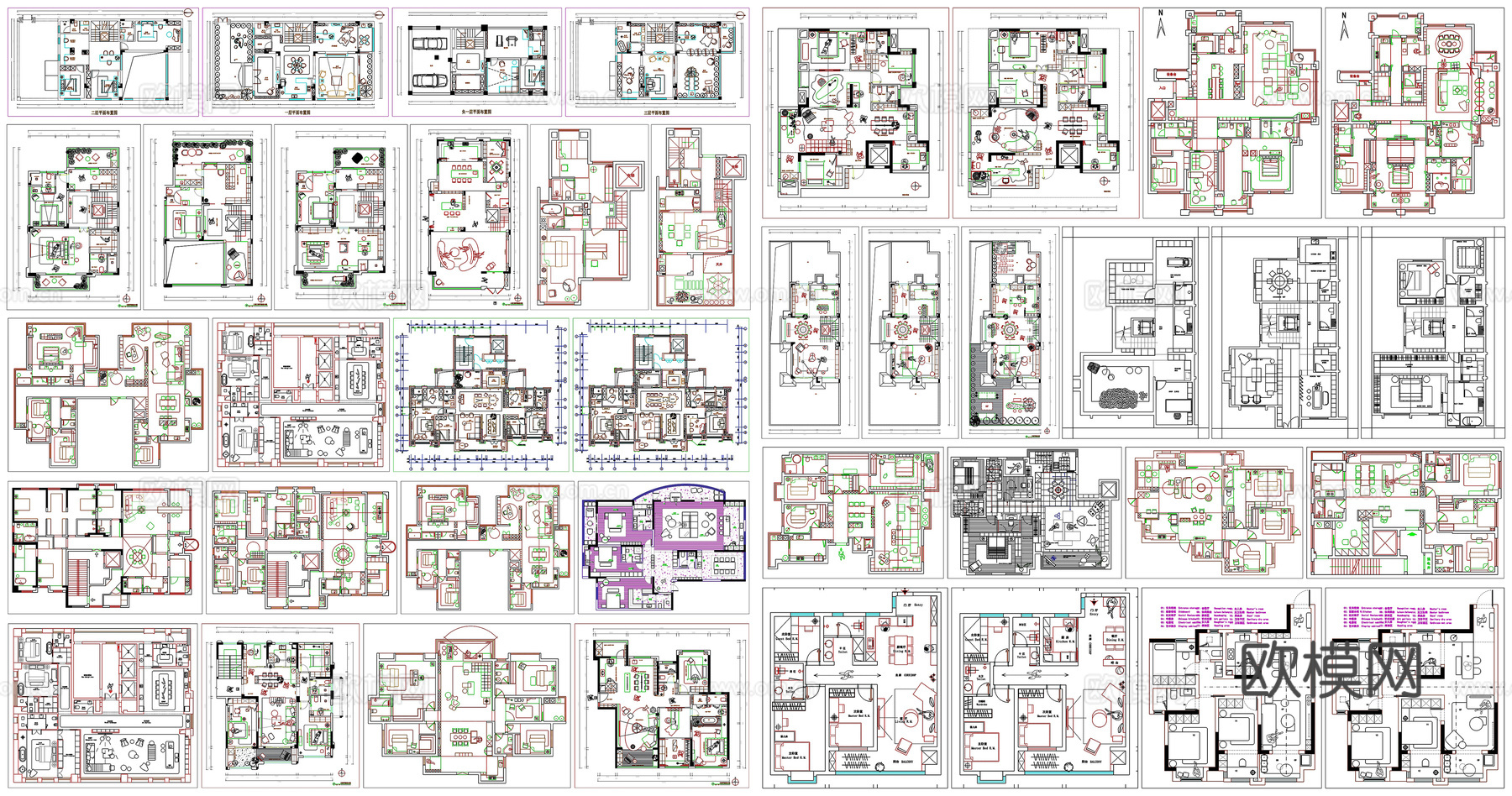 CAD户型优化家装户型图室内设计平面布置家具布局图CAD素材cad施工图