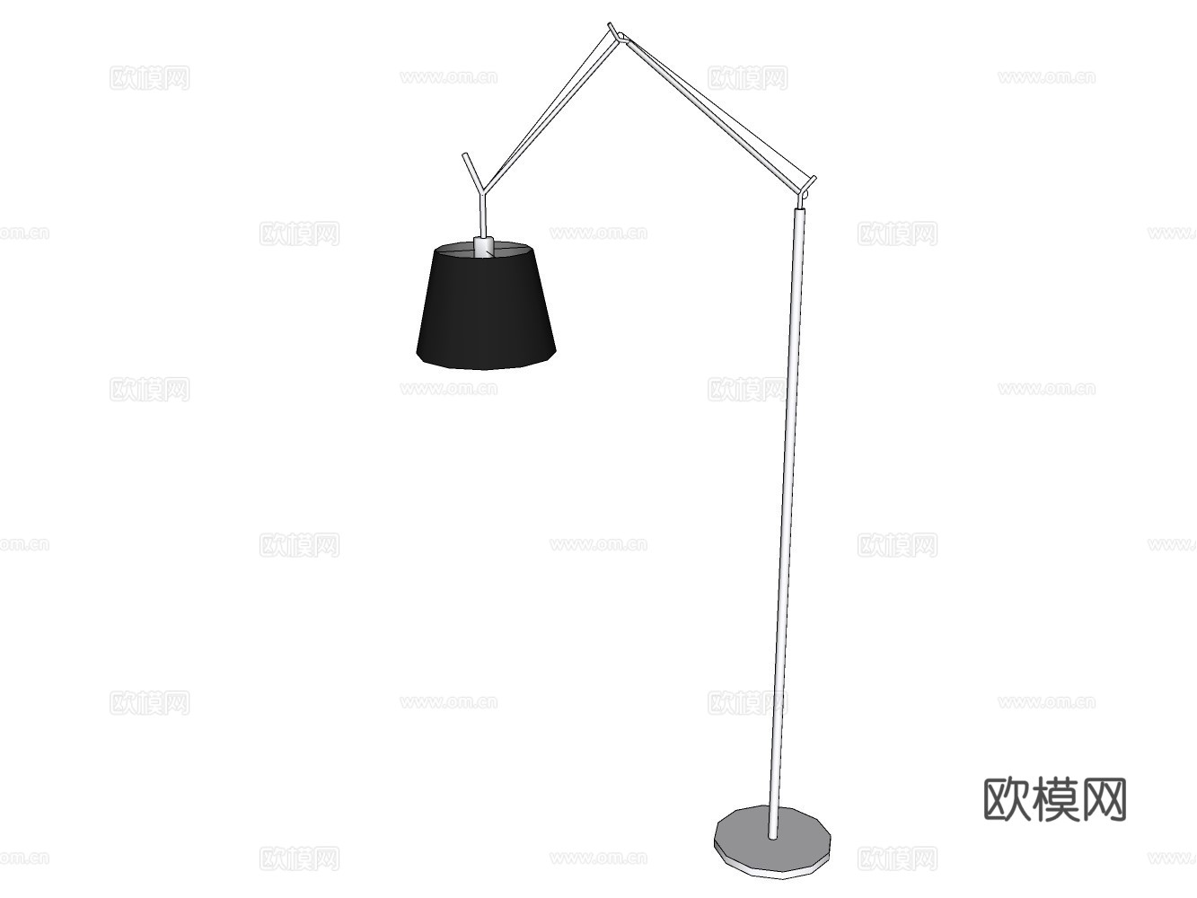 台灯su模型