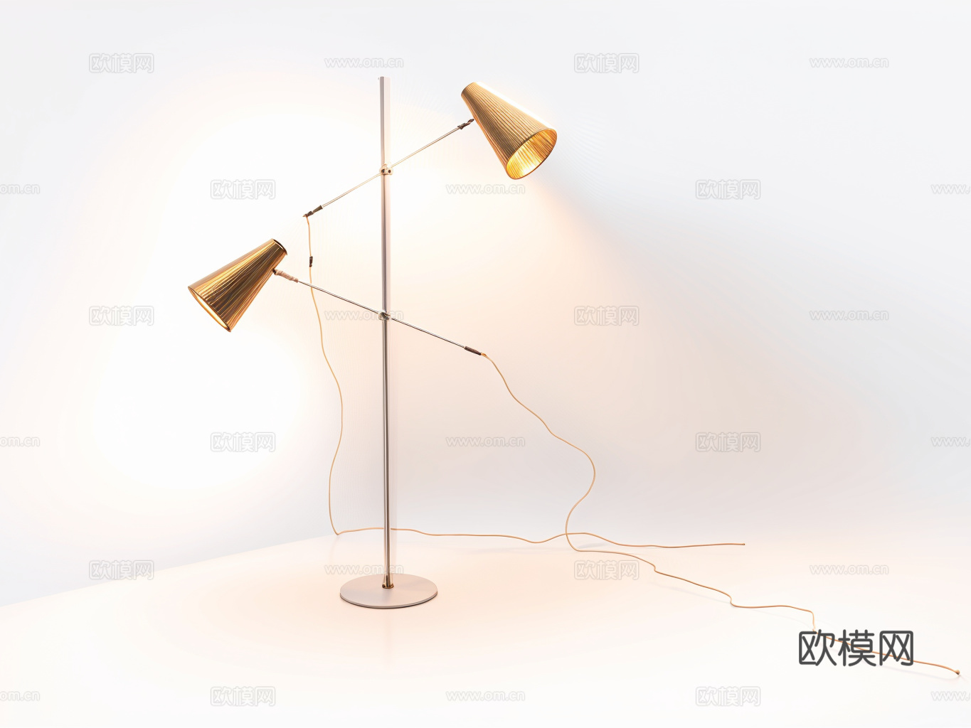 落地灯su模型