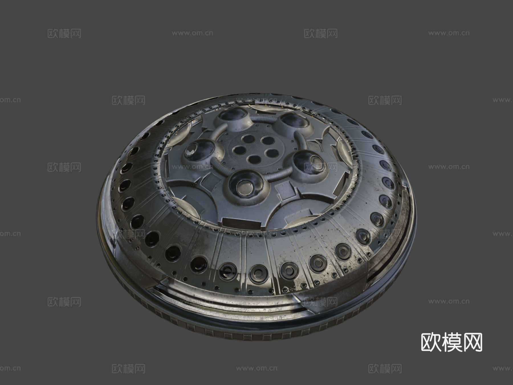 UFO类型83d模型下载（渲染图8）