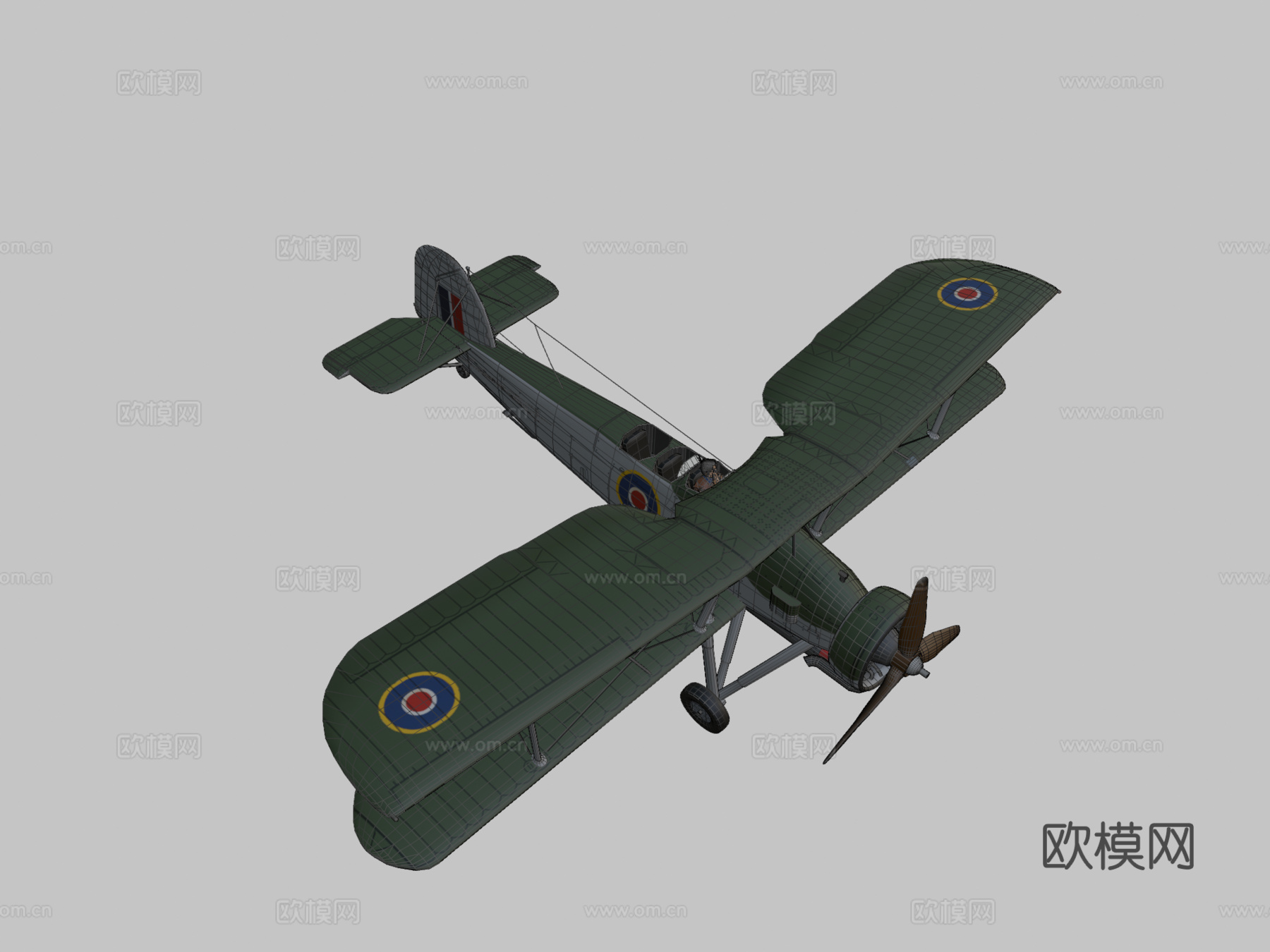 剑鱼3d模型下载（渲染图2）