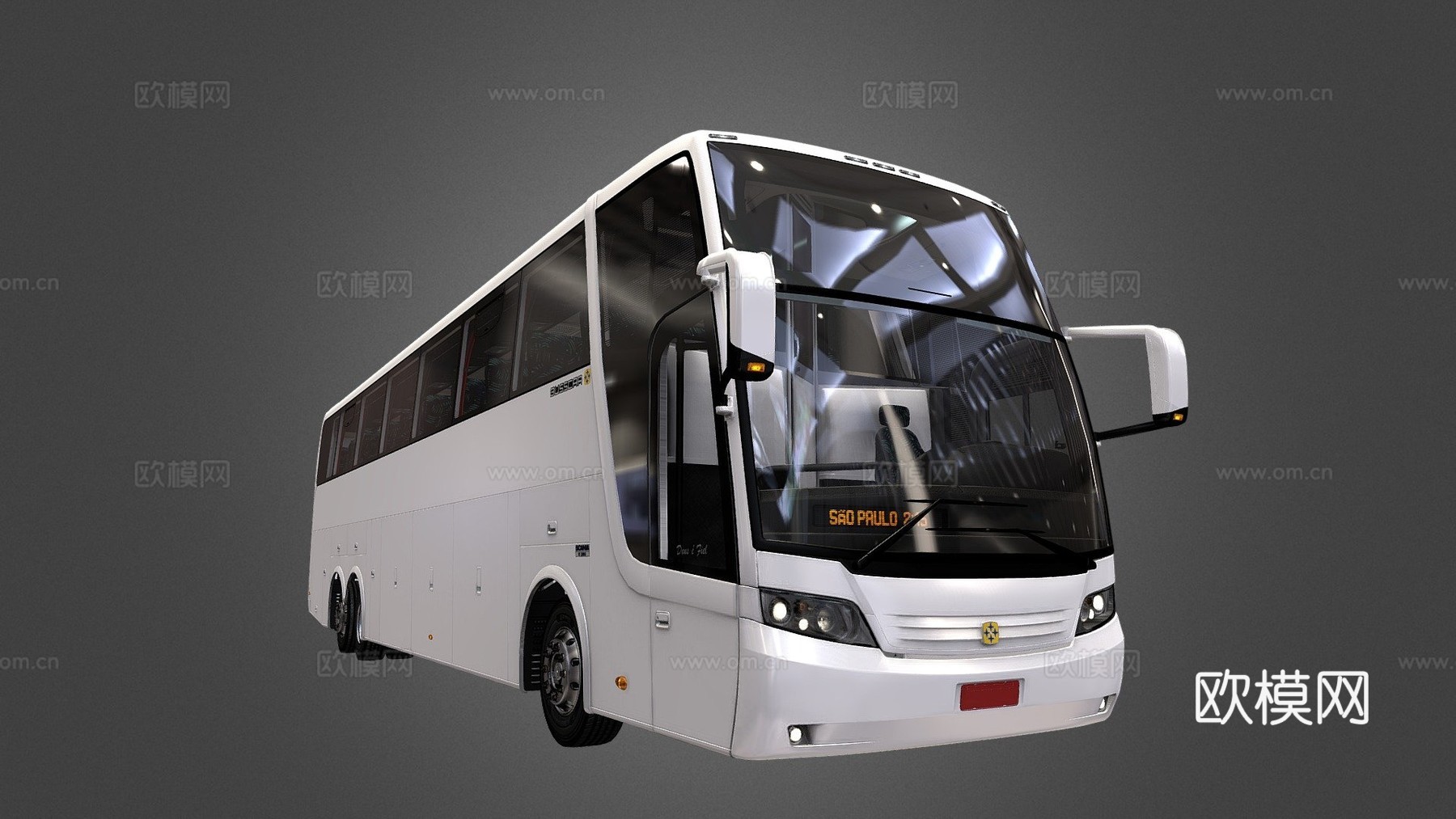 Jum Buss 380斯堪尼亚20073d模型下载（渲染图1）