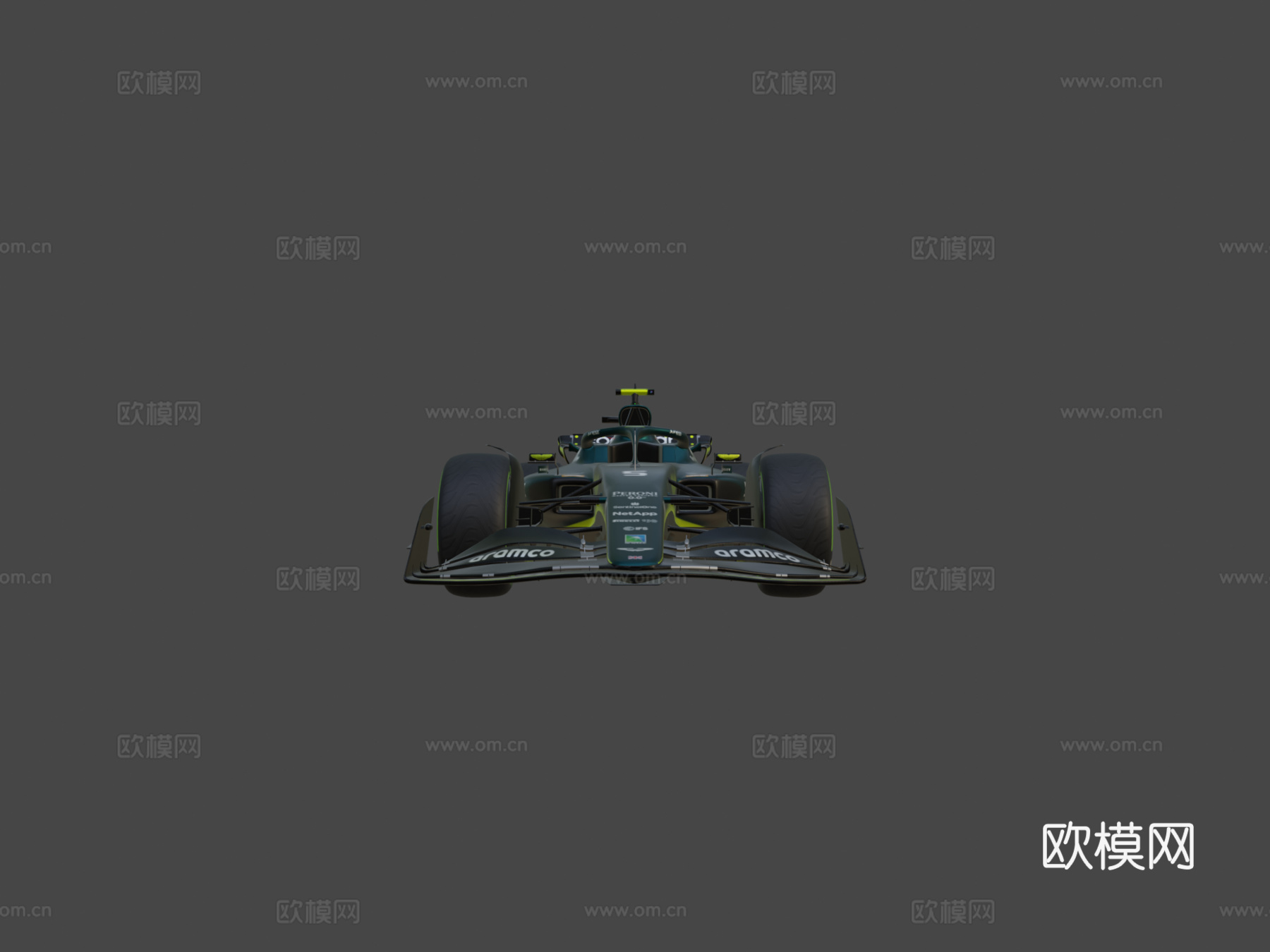 F1 2022阿斯顿马丁AMR22-伊莫拉大奖赛3d模型下载（渲染图5）