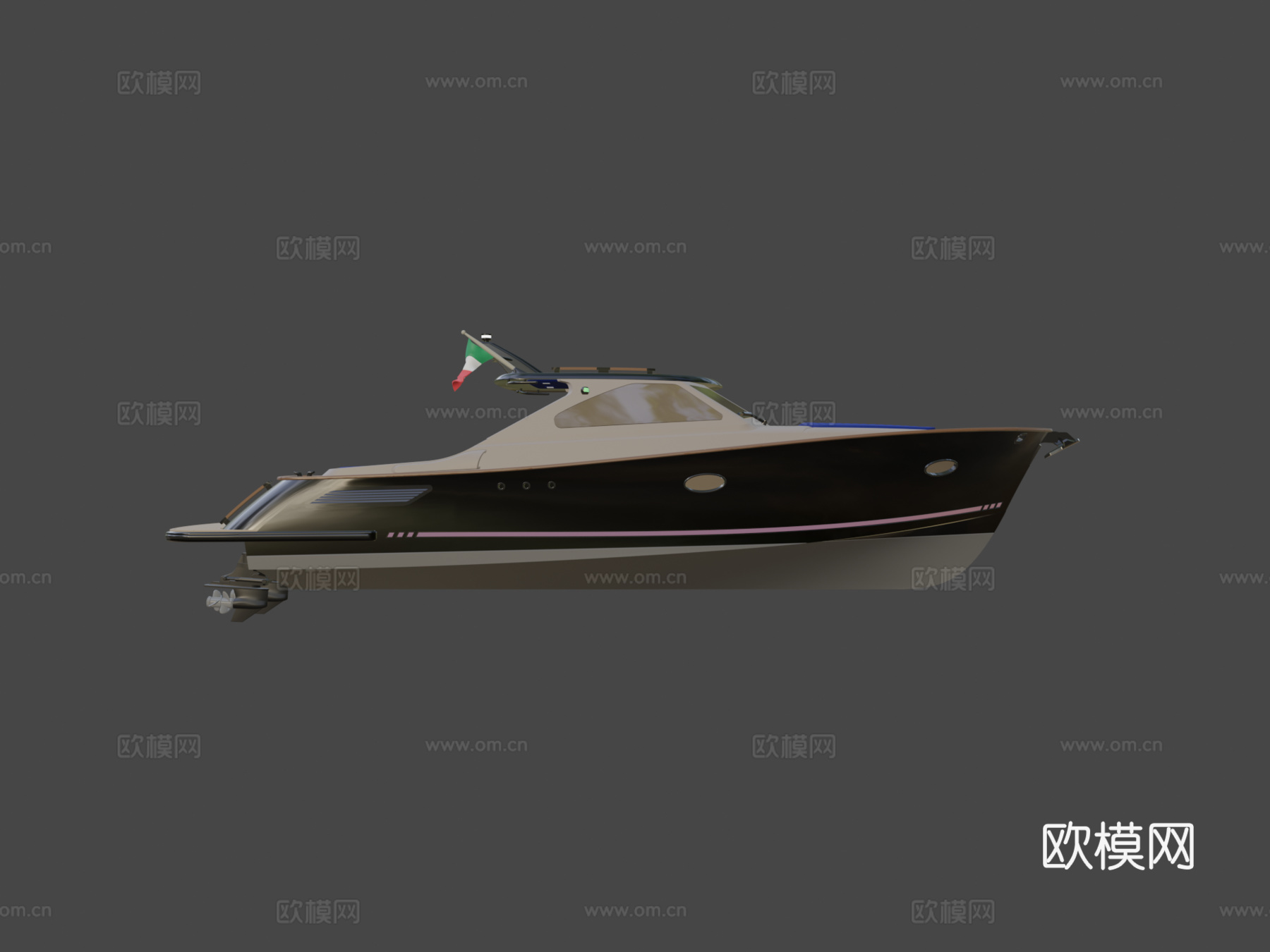 摩托游艇 353d模型下载（渲染图6）
