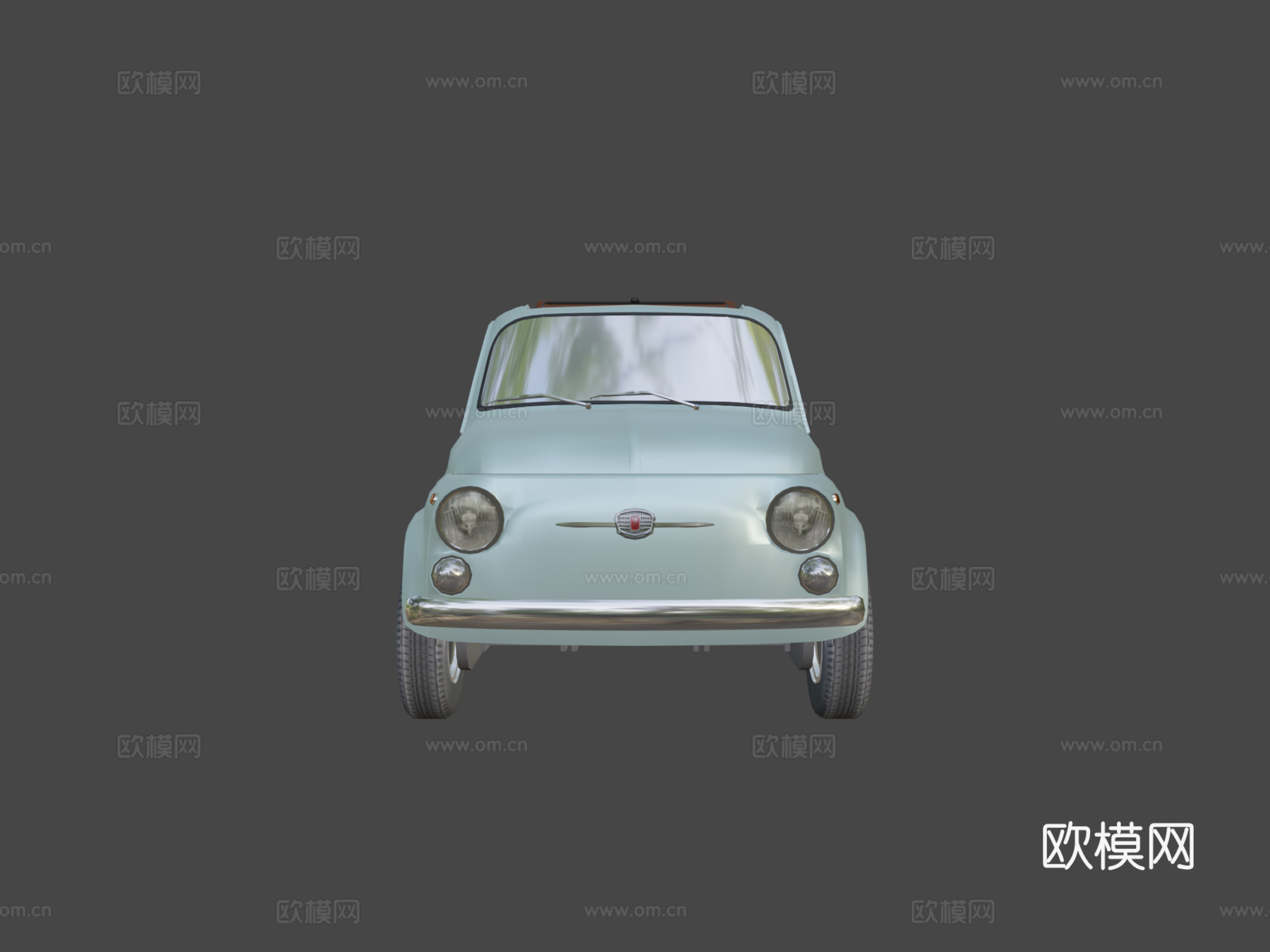 菲亚特新500F3d模型下载（渲染图5）