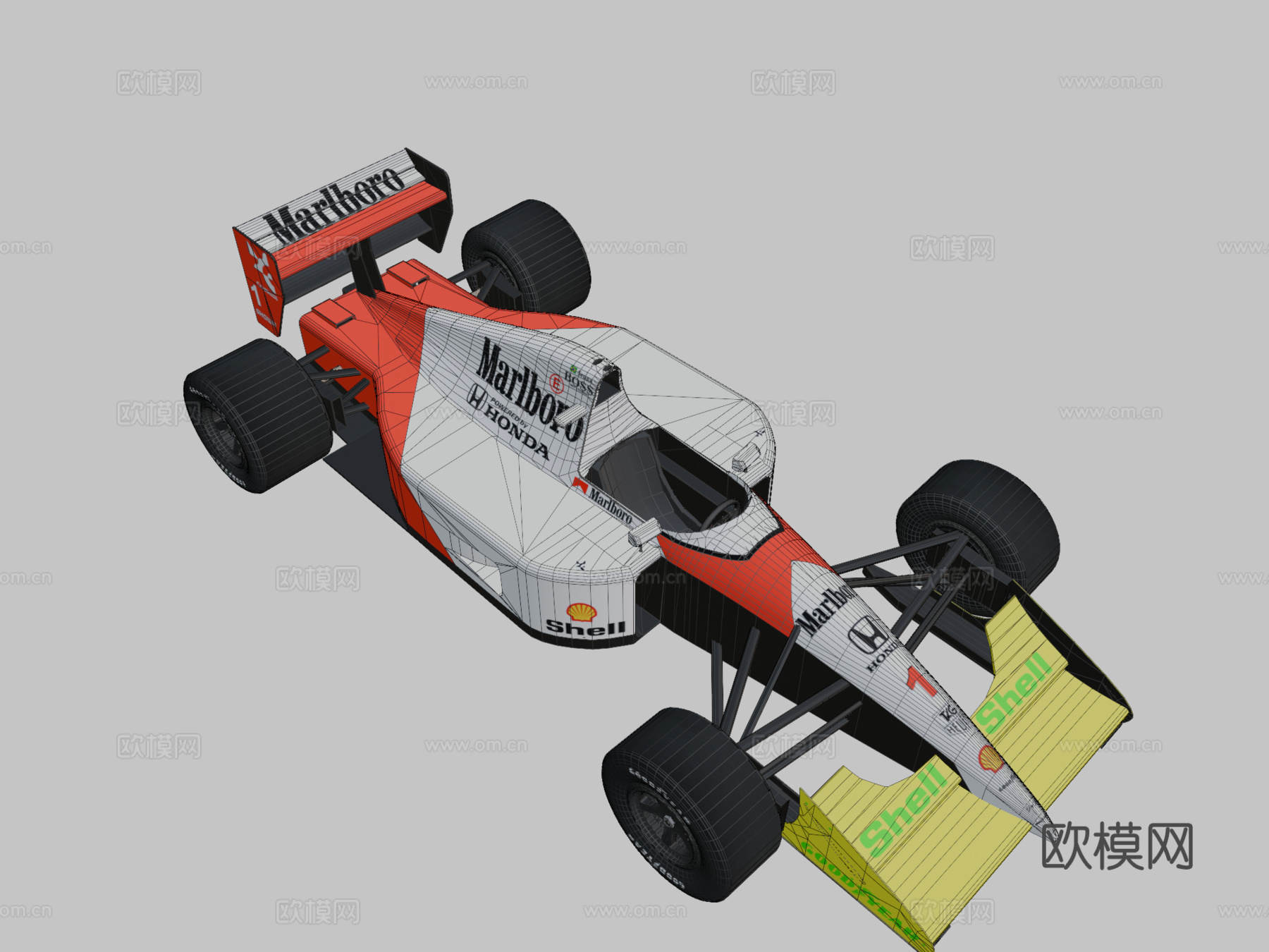 迈凯伦MP4-63d模型下载（渲染图2）