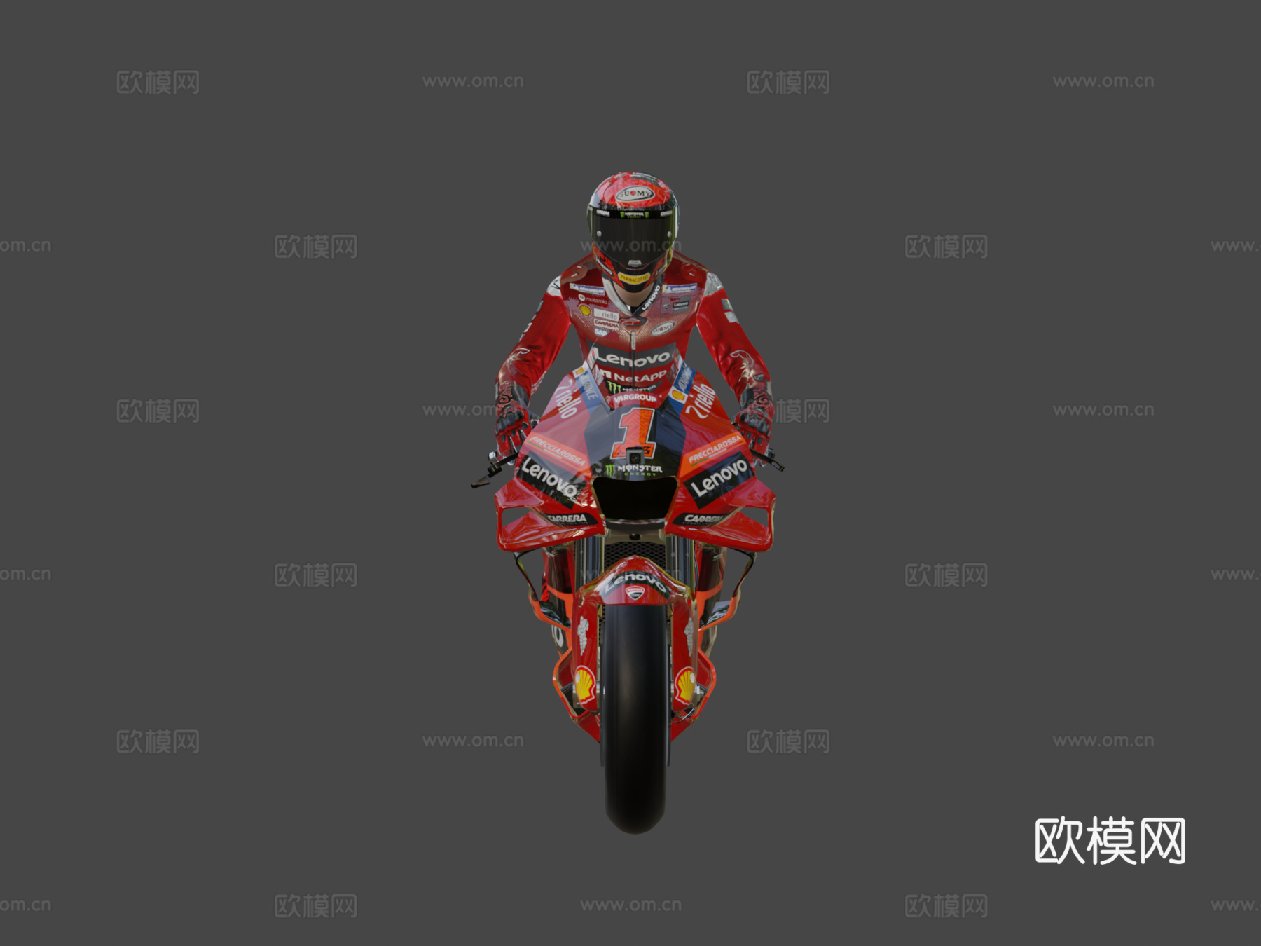 杜卡迪GP233d模型下载（渲染图6）