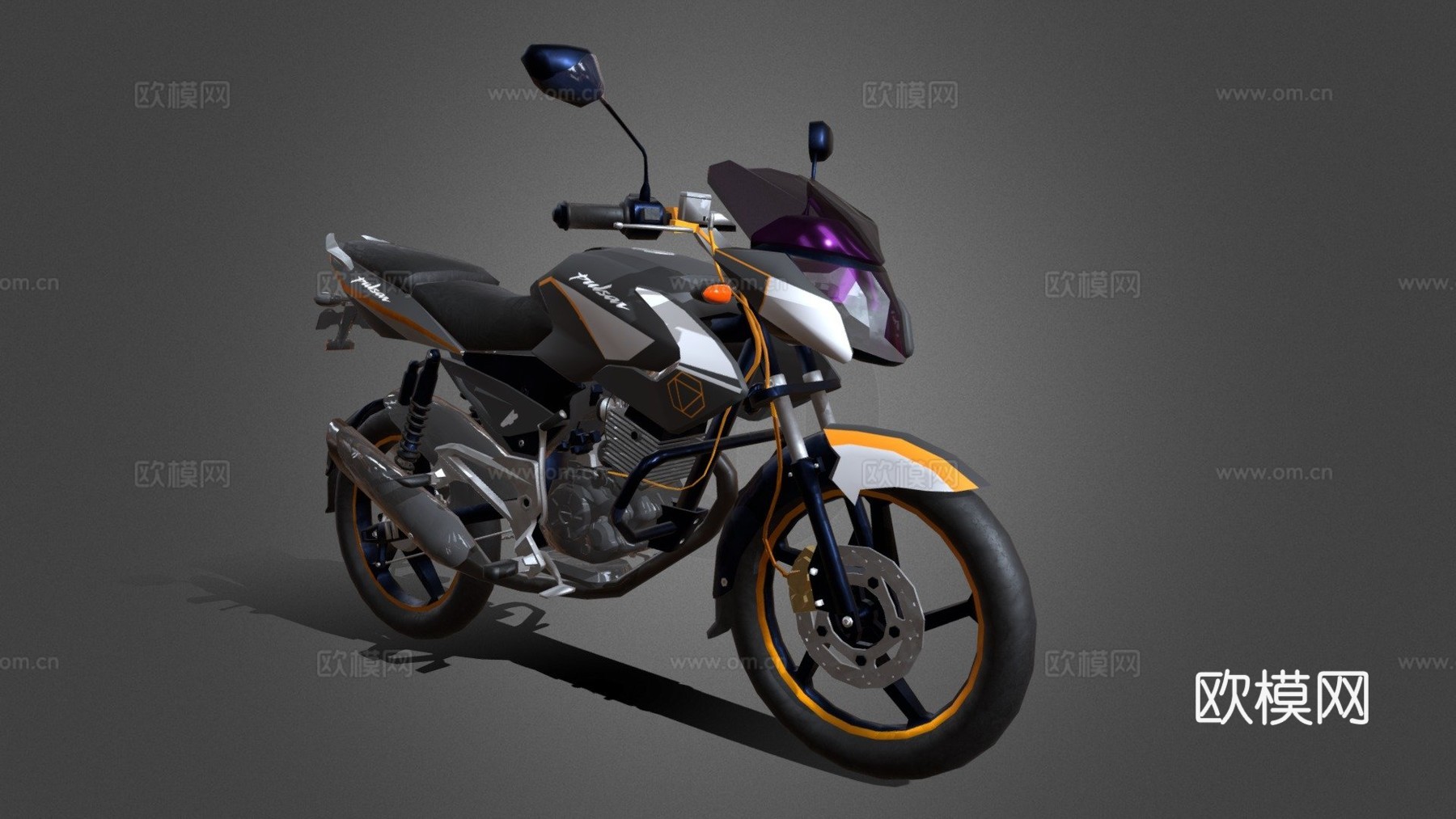 脉冲星135LS3d模型下载（渲染图1）