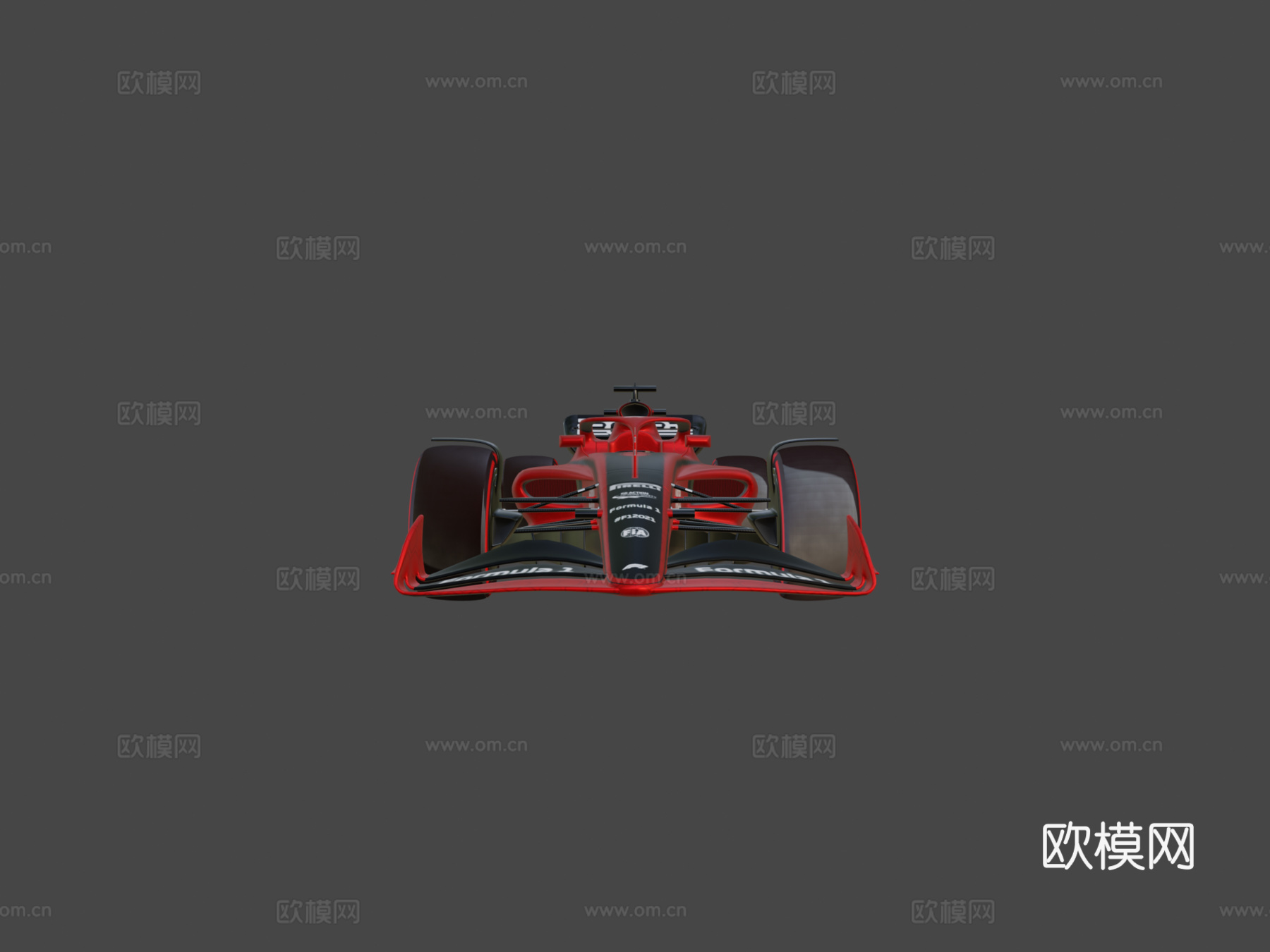 F1 2021赛车原型3d模型下载（渲染图5）