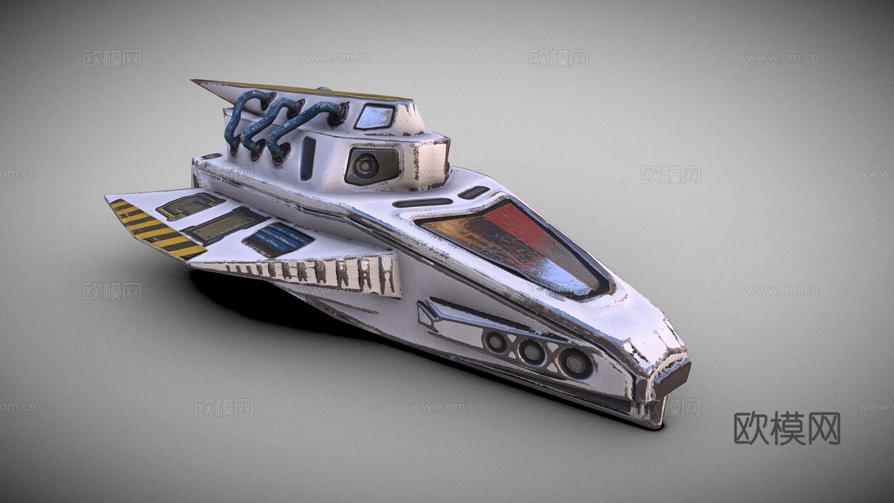 宇宙飞船3d模型下载（渲染图1）