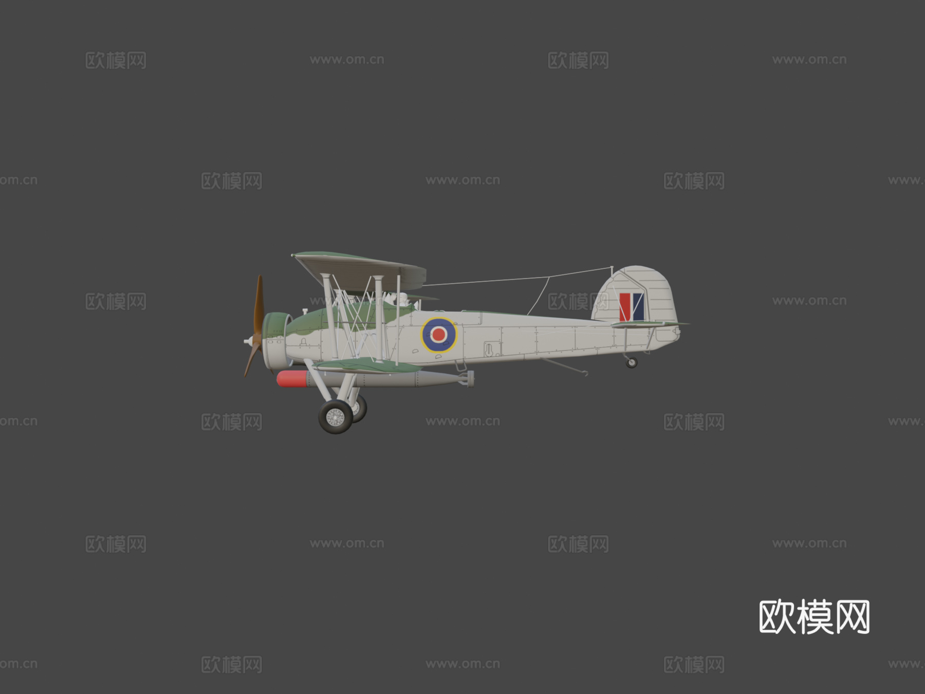 剑鱼3d模型下载（渲染图6）