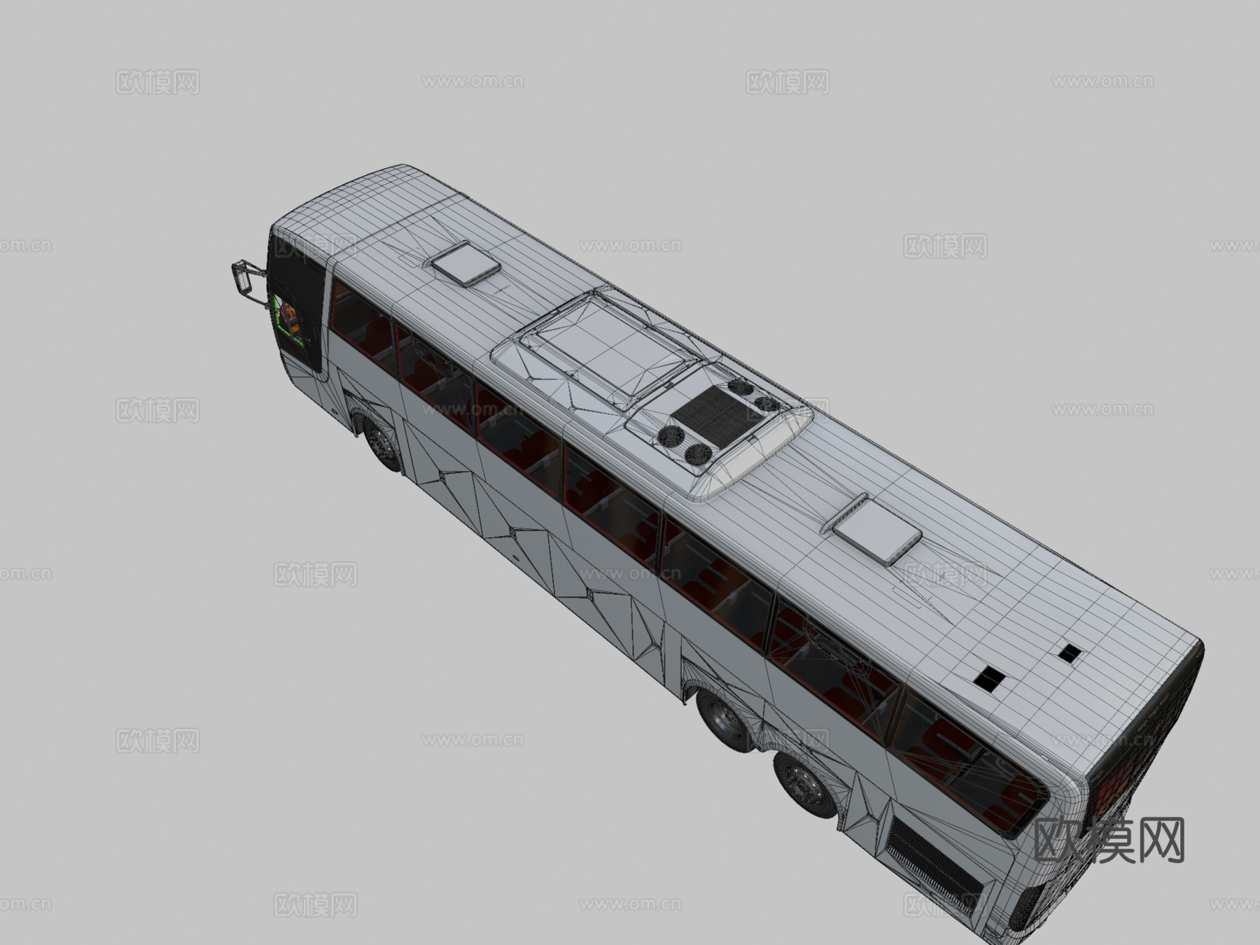 Jum Buss 380斯堪尼亚20073d模型下载（渲染图2）