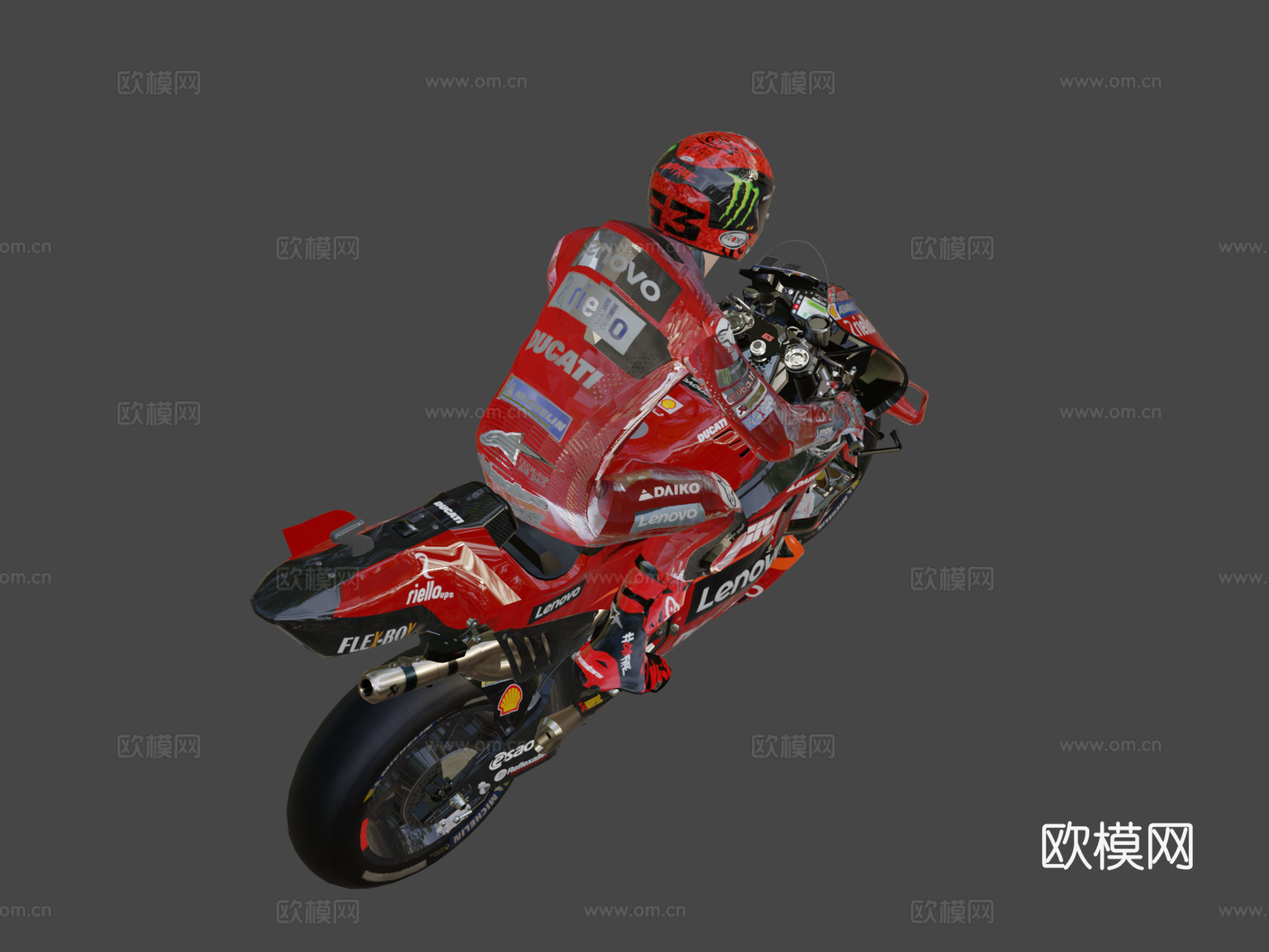 杜卡迪GP233d模型下载（渲染图8）