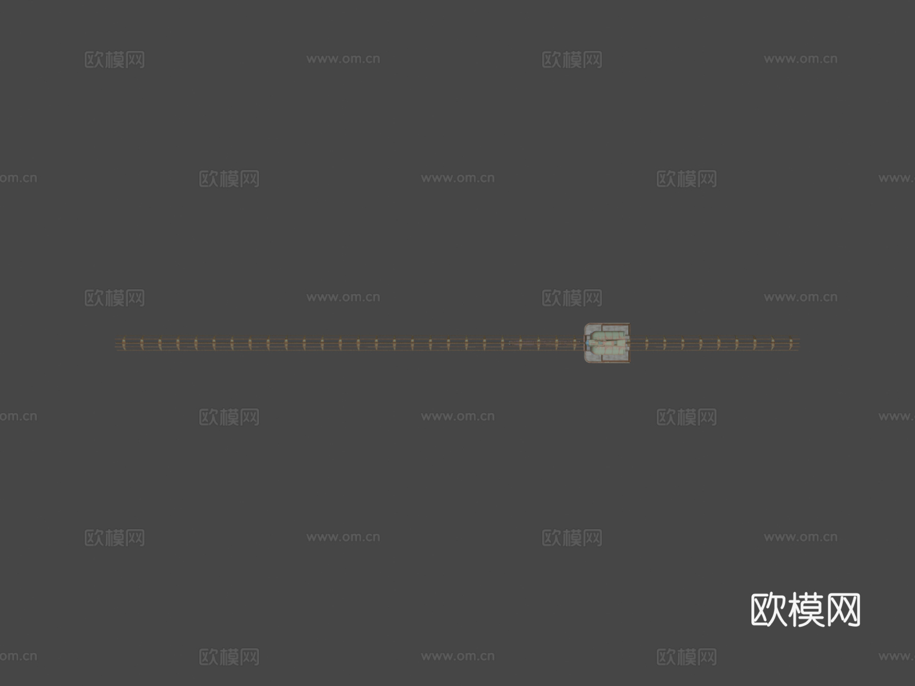 辐射-单轨列车+车站3d模型下载（渲染图5）