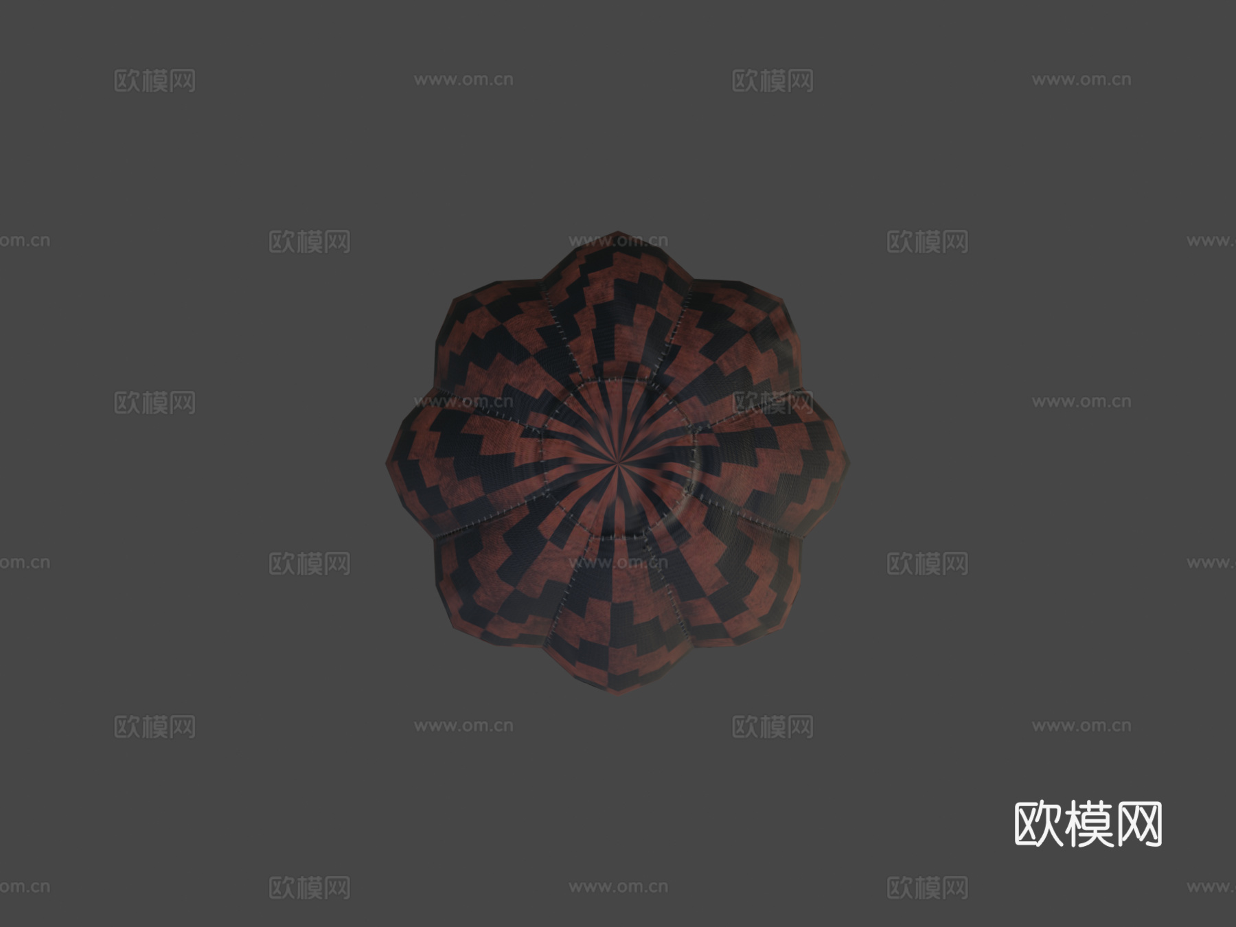 自动人力车气球3d模型下载（渲染图6）