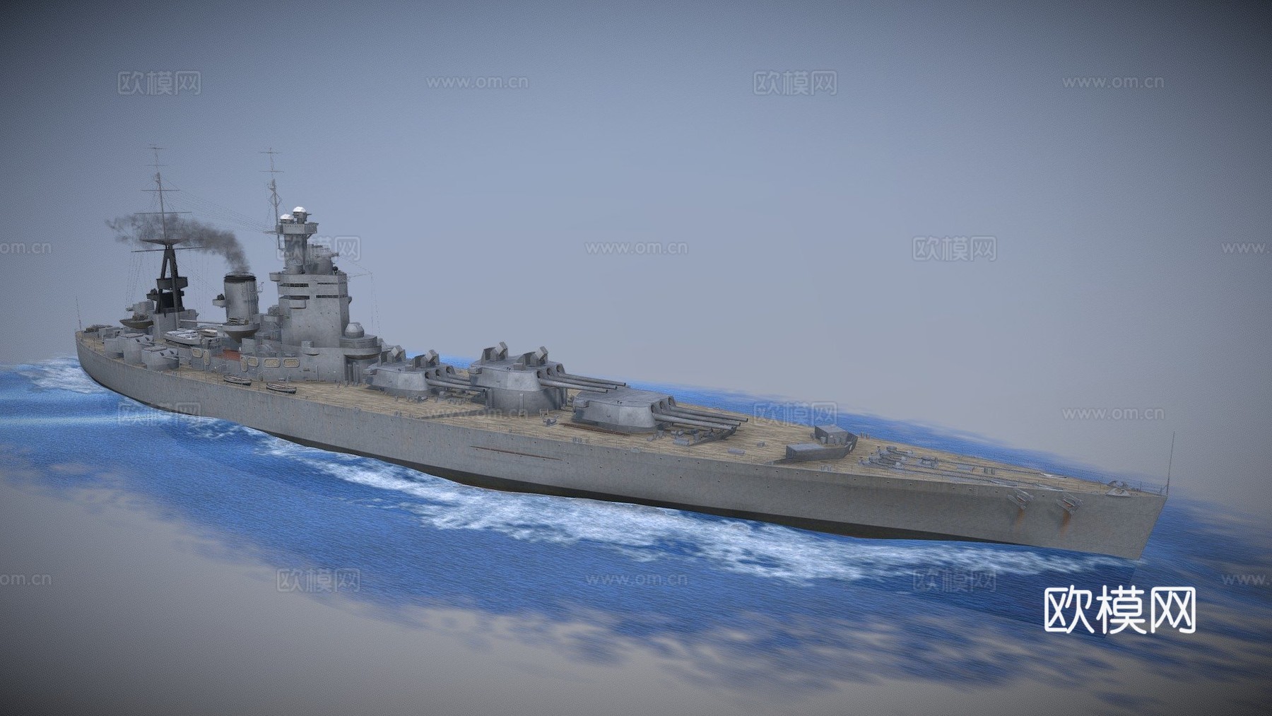 纳尔逊3d模型下载（渲染图1）