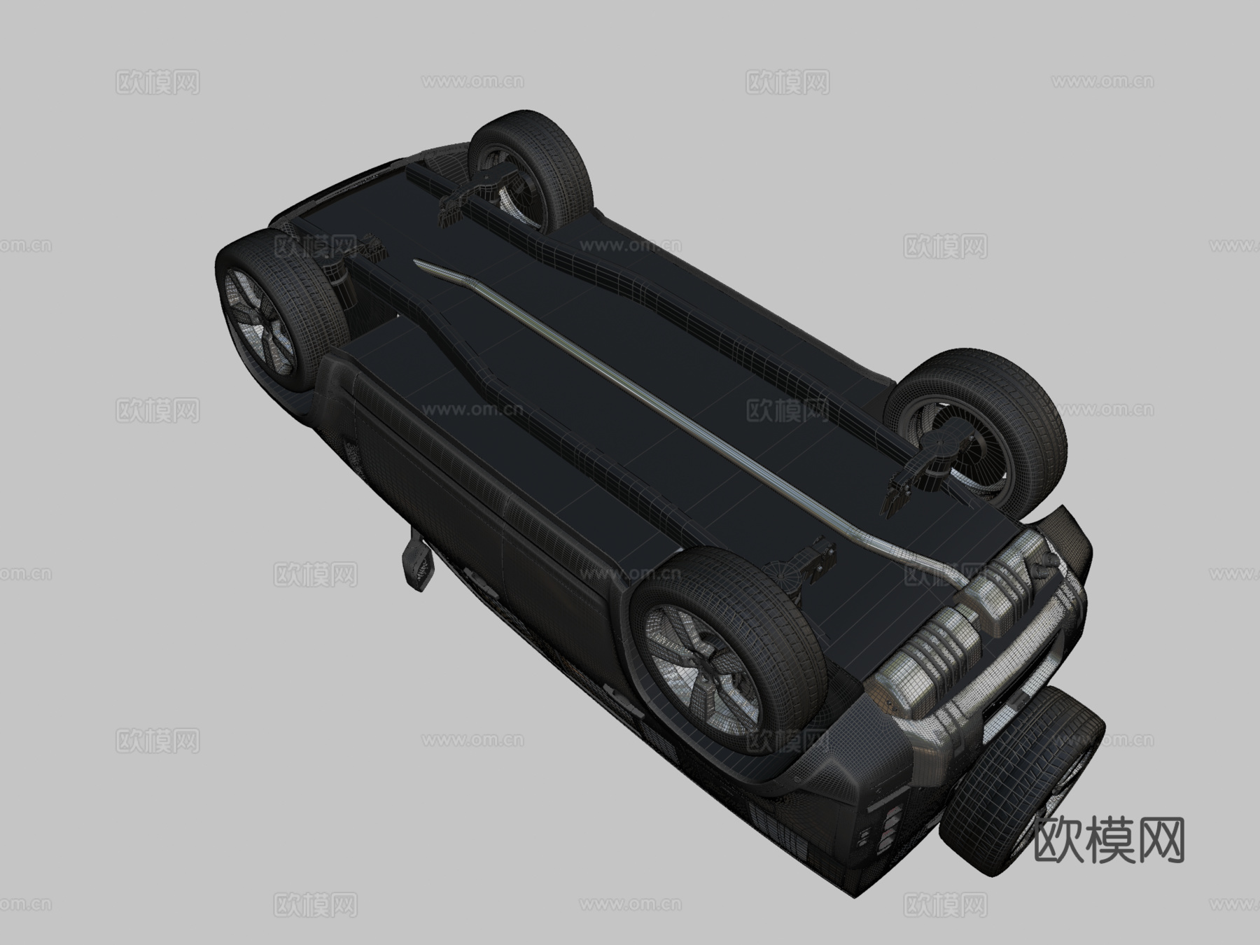 路虎卫士 110 20203d模型下载（渲染图2）