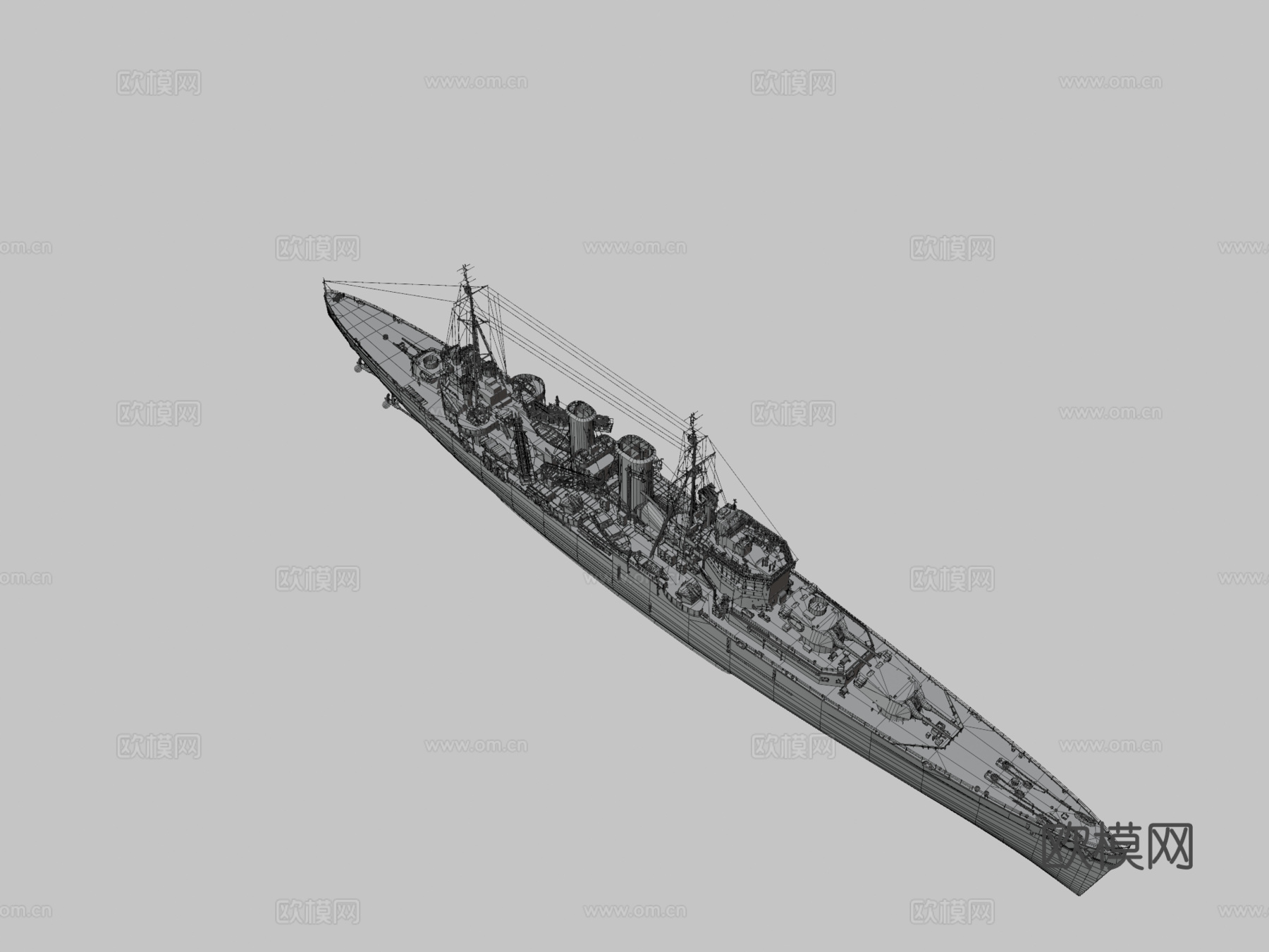 埃克塞特3d模型下载（渲染图3）