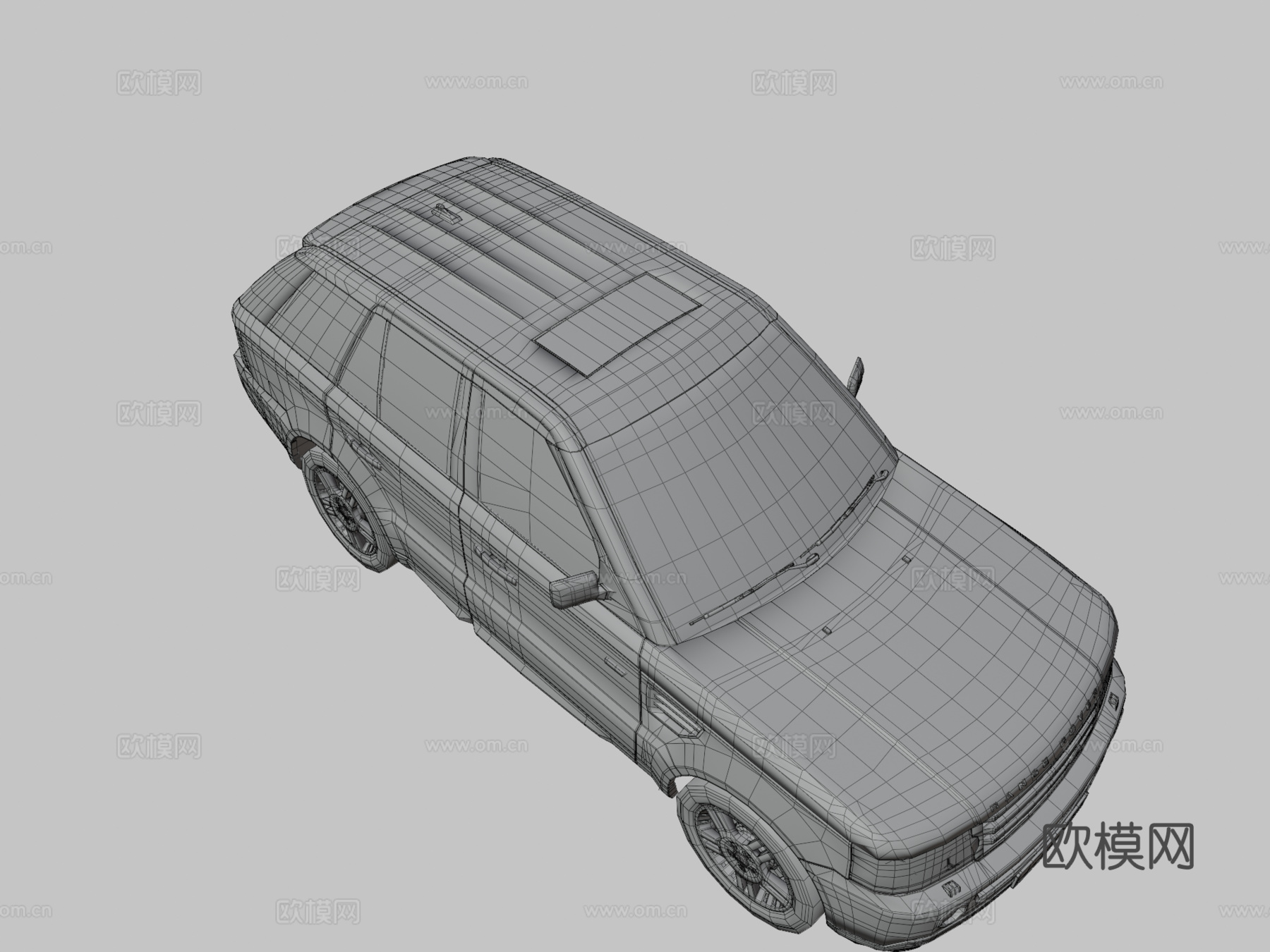 路虎揽胜运动版3d模型下载（渲染图3）