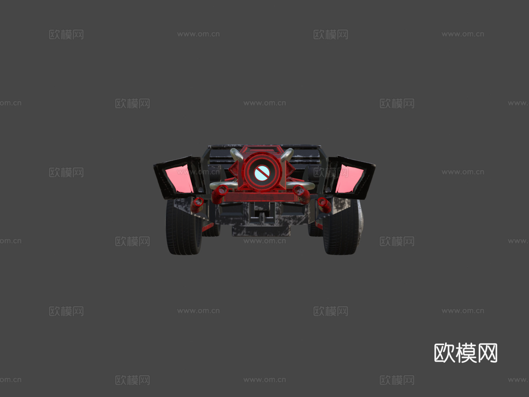 蝙蝠侠2022-蝙蝠车3d模型下载（渲染图6）